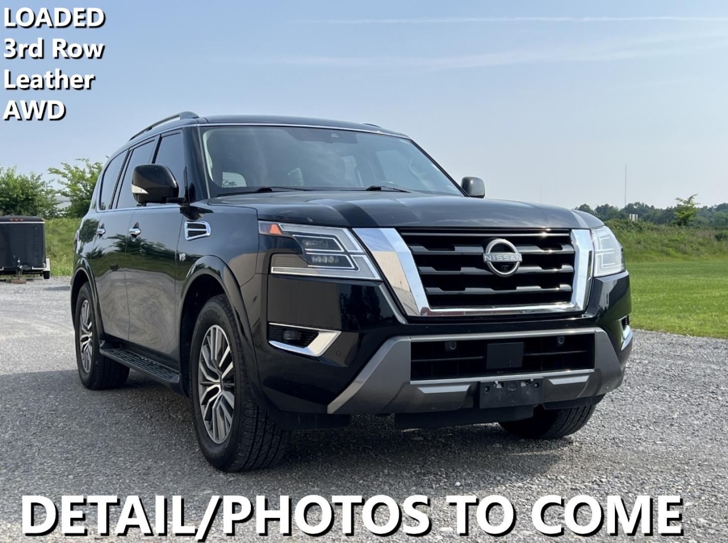 2021 BLACK /Tan Leather Nissan Armada SL AWD (JN8AY2BB5M9) with an 5.6L V8 engine, Automatic transmission, located at 2990 Old Orchard Rd., Jackson, MO, 63755, 37.354214, -89.612106 - We have financing available and we accept trades! Fill out a credit application on our website or come by today! If you have any questions, give us a call at (573) 204-7777 or visit our website at firstautocredit.com. - Photo#0