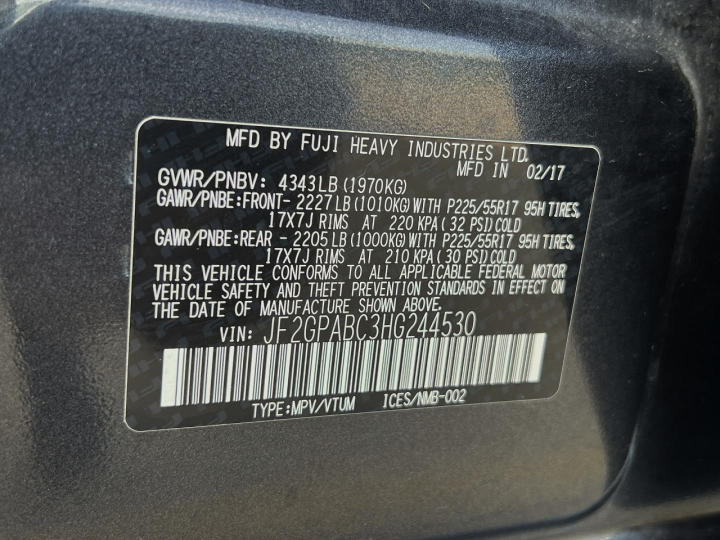 2017 BLUE /Black Leather/Cloth Subaru Crosstrek 2.0i Premium CVT (JF2GPABC3HG) with an 2.0L 4 Cyl. engine, 5-Speed Manual transmission, located at 2990 Old Orchard Rd., Jackson, MO, 63755, 37.354214, -89.612106 - 2017 Subaru Crosstrek Premium 144xxx miles All Wheel Drive 2.0L 4 Cyl. 5-Speed Manual Backup Camera Heated Seats Bluetooth Cruise Power Windows/Locks/Mirrors We have financing available and we accept trades! Fill out a credit application on our website or come by today! If you have any qu - Photo#45