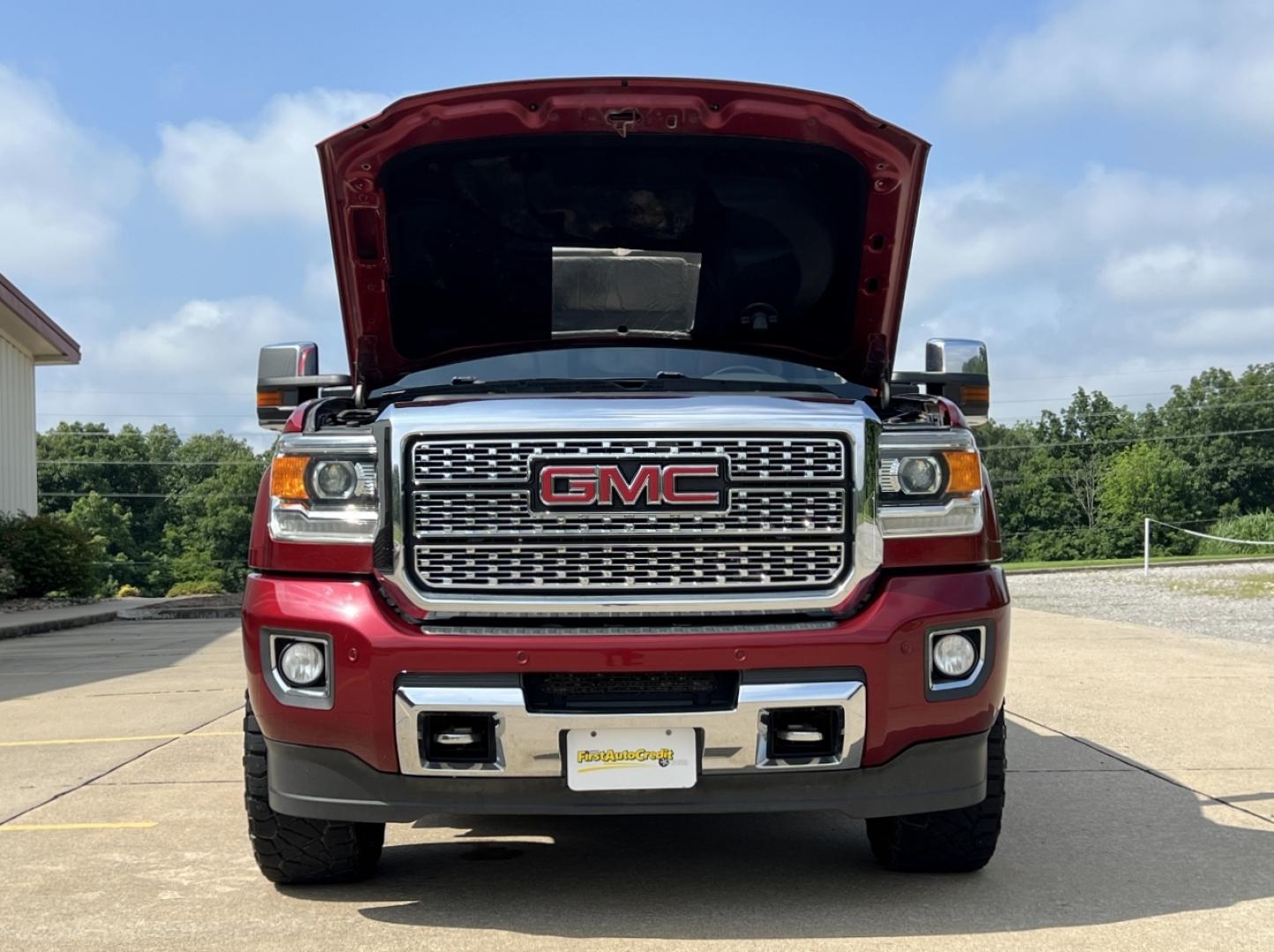 2018 MAROON /Tan Leather GMC Sierra 2500HD Denali Crew Cab 4WD (1GT12UEY8JF) with an 6.6L V8 DIESEL engine, Automatic transmission, located at 2990 Old Orchard Rd., Jackson, MO, 63755, 37.354214, -89.612106 - 2018 GMC Sierra 2500HD Denali 117xxx miles 4x4 6.6L V8 Diesel Automatic Leather Navigation Power/Heated/Cooled Seats Backup Camera Bluetooth Remote Start Cruise Power Windows/Locks/Mirrors We have financing available and we accept trades! Fill out a credit application on our website or - Photo#34