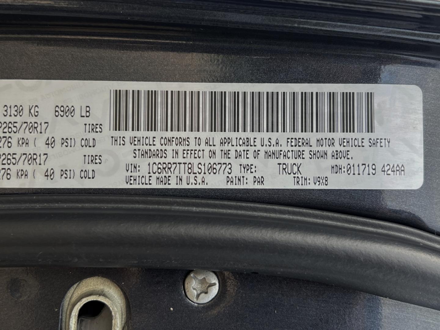 2020 GRAY /Gray Cloth RAM 1500 Classic Classic SLT Crew Cab LWB 4WD (1C6RR7TT8LS) with an 5.7L V8 engine, Automatic transmission, located at 2990 Old Orchard Rd., Jackson, MO, 63755, 37.354214, -89.612106 - 2020 Ram 1500 Classic SLT 95xxx miles 4x4 5.7L V8 Automatic Backup Camera Bluetooth Cruise Power Windows/Locks/Mirrors We have financing available and we accept trades! Fill out a credit application on our website or come by today! If you have any questions, give us a call at (573) 204-777 - Photo#48