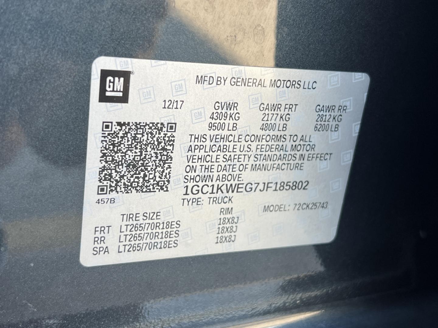 2018 GRAY /Gray Leather Chevrolet Silverado 2500HD LTZ Crew Cab Long Box 4WD (1GC1KWEG7JF) with an 6.0L V8 engine, Automatic transmission, located at 2990 Old Orchard Rd., Jackson, MO, 63755, 37.354214, -89.612106 - 2018 Chevrolet Silverado 2500HD LTZ 222xxx miles 4x4 6.0L V8 Automatic Leather Backup Camera Power/Heated Seats Bluetooth Remote Start Cruise Power Windows/Locks/Mirrors We have financing available and we accept trades! Fill out a credit application on our website or come by today! If y - Photo#47