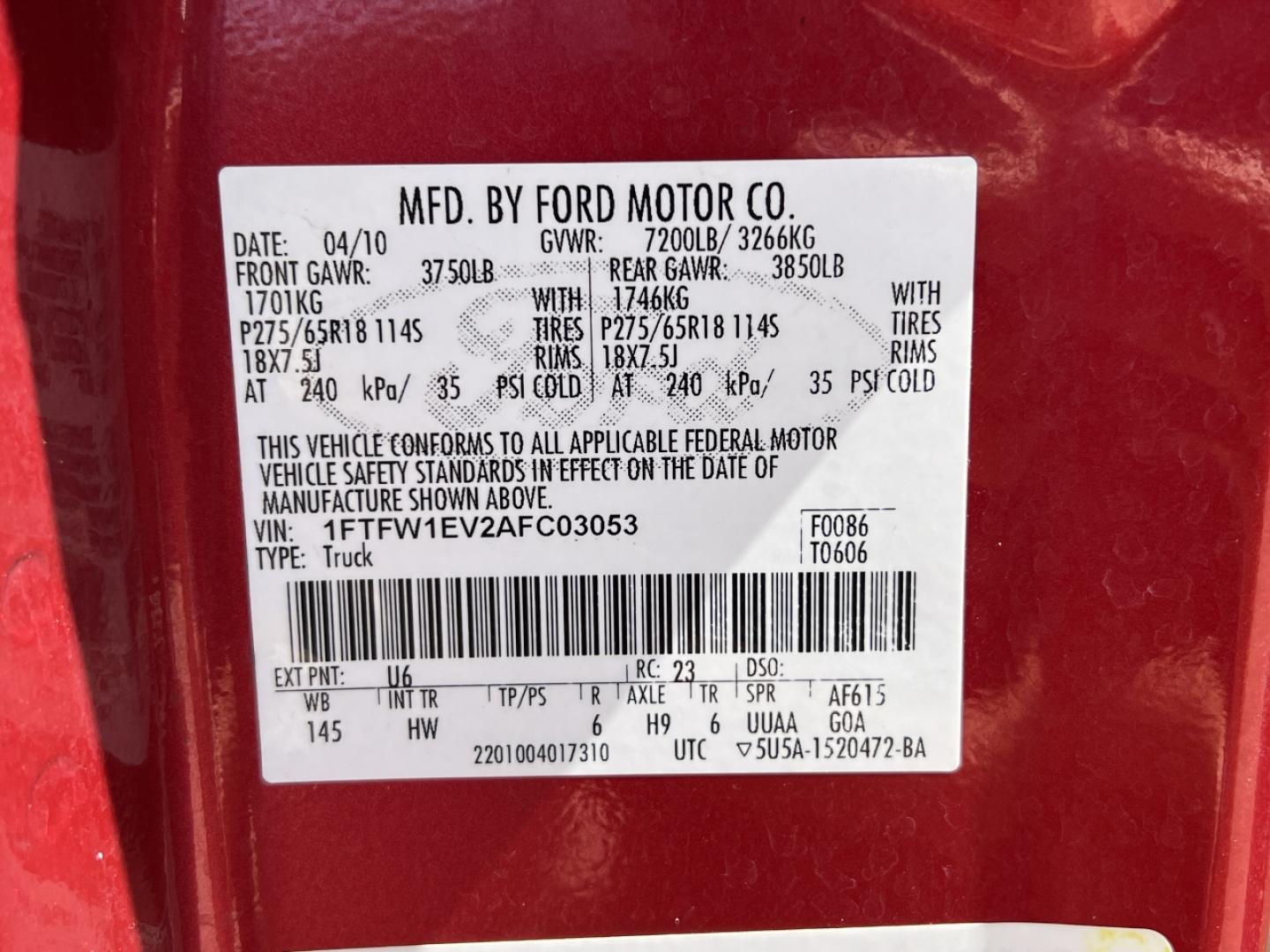 2010 MAROON /Tan Leather Ford F-150 Lariat SuperCrew 5.5-ft. Bed 4WD (1FTFW1EV2AF) with an 5.4L V8 engine, Automatic transmission, located at 2990 Old Orchard Rd., Jackson, MO, 63755, 37.354214, -89.612106 - 2010 Ford F-150 Lariat 179xxx miles 4x4 5.4L V8 Automatic Leather Power/Heated/Cooled Seats Backup Camera Bluetooth Cruise Power Windows/Locks/Mirrors We have financing available and we accept trades! Fill out a credit application on our website or come by today! If you have any question - Photo#51