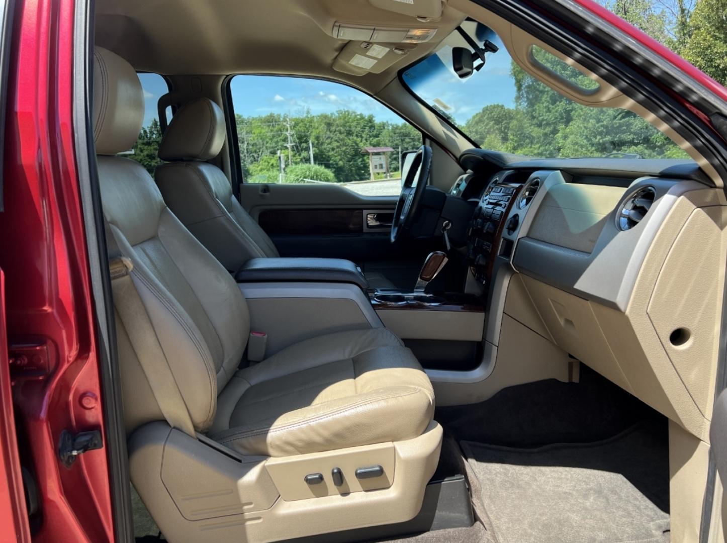 2010 MAROON /Tan Leather Ford F-150 Lariat SuperCrew 5.5-ft. Bed 4WD (1FTFW1EV2AF) with an 5.4L V8 engine, Automatic transmission, located at 2990 Old Orchard Rd., Jackson, MO, 63755, 37.354214, -89.612106 - 2010 Ford F-150 Lariat 179xxx miles 4x4 5.4L V8 Automatic Leather Power/Heated/Cooled Seats Backup Camera Bluetooth Cruise Power Windows/Locks/Mirrors We have financing available and we accept trades! Fill out a credit application on our website or come by today! If you have any question - Photo#16