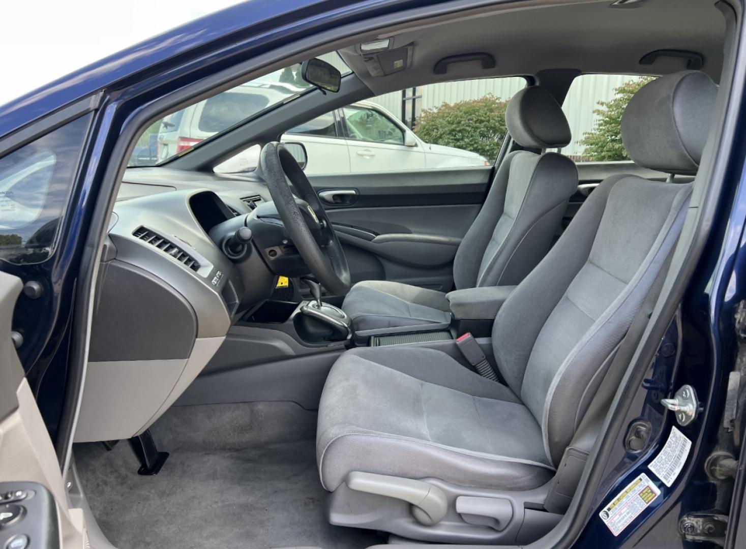 2008 BLUE /Gray Cloth Honda Civic LX (1HGFA16548L) with an 1.8L 4 Cyl. engine, Automatic transmission, located at 2990 Old Orchard Rd., Jackson, MO, 63755, 37.354214, -89.612106 - 2008 Honda Civic LX 183xxx miles Front Wheel Drive 1.8L 4 Cyl. Automatic Cruise Power Windows/Locks/Mirrors We have financing available and we accept trades! Fill out a credit application on our website or come by today! If you have any questions, give us a call at (573) 204-7777 or visit ou - Photo#10
