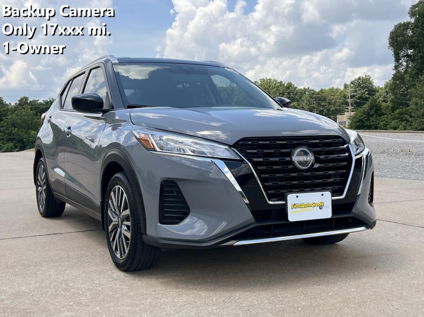 2023 GRAY /Black Cloth Nissan Kicks SV (3N1CP5CV0PL) with an 1.6L 4 Cyl. engine, CVT transmission, located at 2990 Old Orchard Rd., Jackson, MO, 63755, 37.354214, -89.612106 - 2023 Nissan Kicks SV 1-Owner Only 17xxx miles Front Wheel Drive 1.6L 4 Cyl. Automatic Backup Camera Bluetooth Cruise Power Windows/Locks/Mirrors We have financing available and we accept trades! Fill out a credit application on our website or come by today! If you have any questions, give - Photo#0