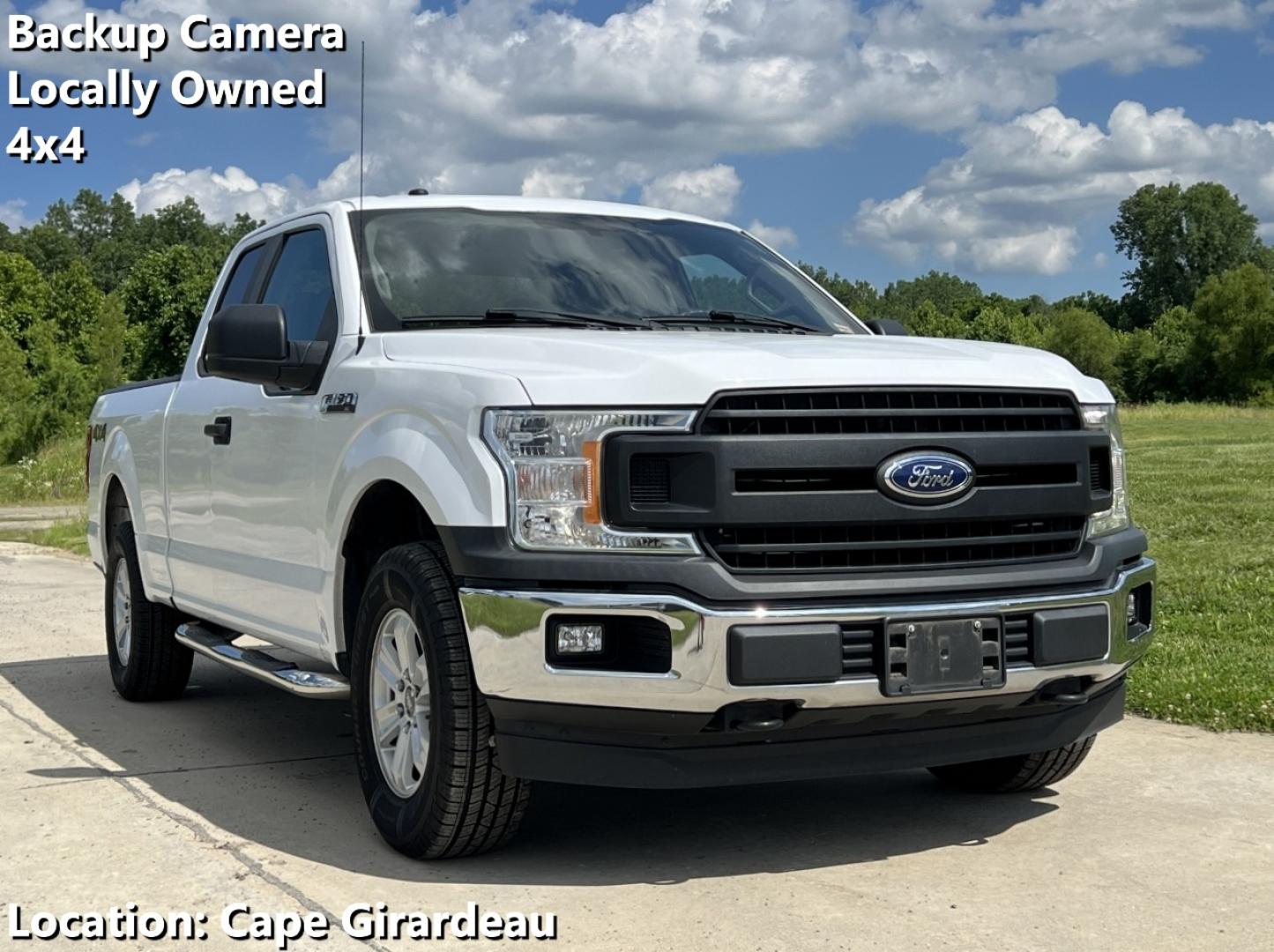 2018 WHITE /Gray Cloth Ford F-150 XL SuperCab 6.5-ft. Bed 2WD (1FTEX1EB7JK) with an 3.3L V6 engine, Automatic transmission, located at 506 S. Kingshighway, Cape Girardeau, MO, 63703, (573) 235-5000, 37.294994, -89.556206 - 2018 Ford F-150 XL 165xxx miles 4x4 3.3L V6 Automatic Backup Camera Bluetooth Cruise Power Windows/Locks/Mirrors We have financing available and we accept trades! Fill out a credit application on our website or come by today! If you have any questions, give us a call at (573) 235-5000 or v - Photo#0
