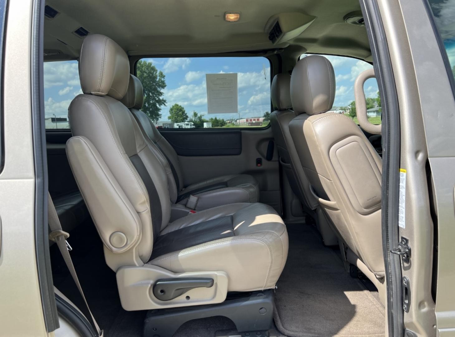 2002 GOLD /Tan Leather Oldsmobile Silhouette GL (1GHDX03E42D) with an 3.4L V6 engine, Automatic transmission, located at 506 S. Kingshighway, Cape Girardeau, MO, 63703, (573) 235-5000, 37.294994, -89.556206 - 2002 Oldsmobile Silhouette GL 139xxx miles Front Wheel Drive 3.4L V6 Automatic Leather 3rd Row Power/Heated Seats Cruise Power Windows/Locks/Mirrors We have financing available and we accept trades! Fill out a credit application on our website or come by today! If you have any questions, - Photo#16