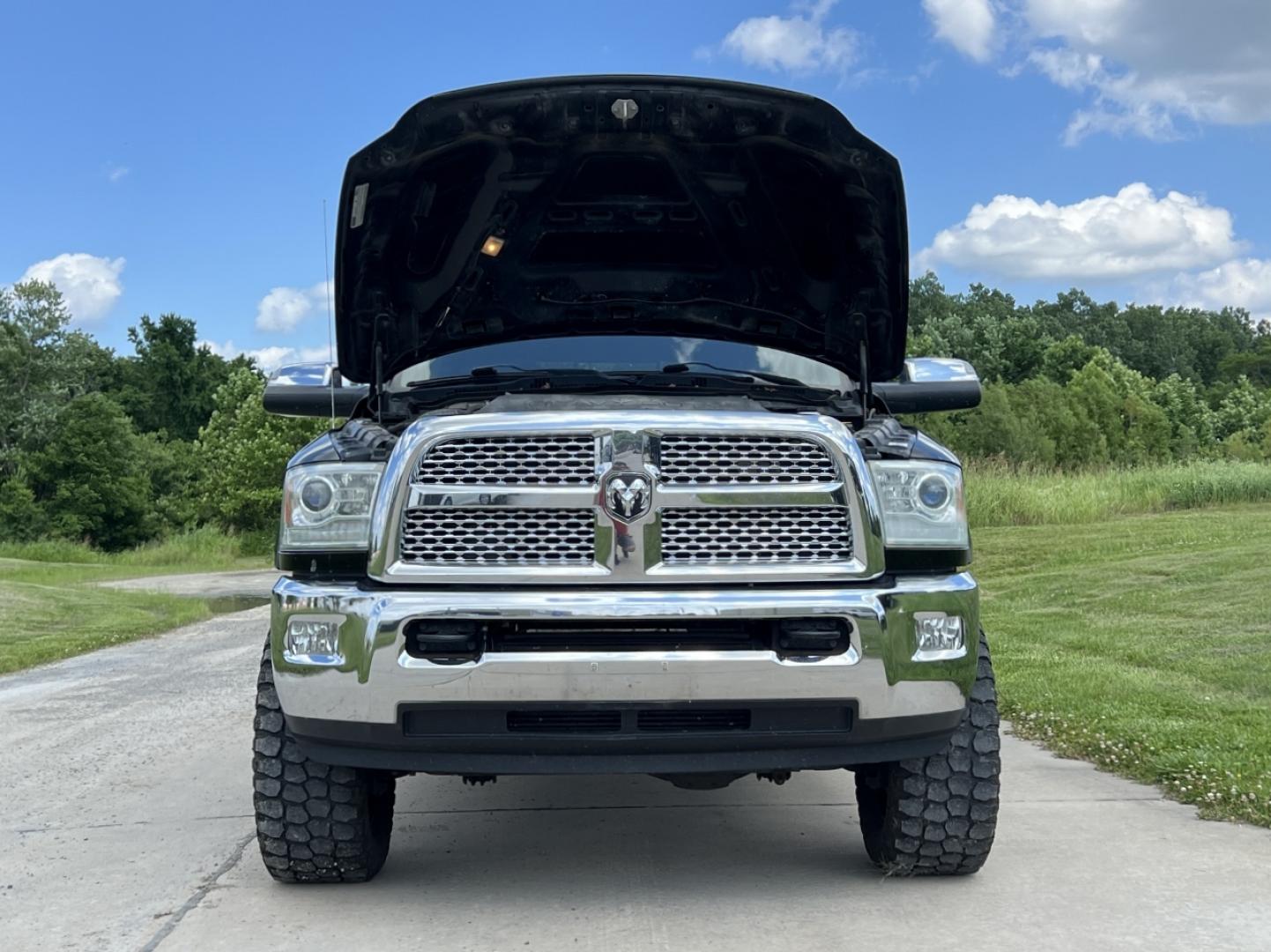 2014 BLACK /Black Leather RAM 2500 Laramie Crew Cab SWB 4WD (3C6UR5FL4EG) with an 6.7L I6 TURBO DIESEL engine, Automatic transmission, located at 506 S. Kingshighway, Cape Girardeau, MO, 63703, (573) 235-5000, 37.294994, -89.556206 - 2014 Ram 2500 Laramie 134xxx miles 4x4 6.7L I6 Turbo Diesel Automatic Leather Navigation Power/Heated/Cooled Seats Heated Rear Seats Heated Steering Wheel Backup Camera Bluetooth Remote Start Cruise Power Windows/Locks/Mirrors We have financing available and we accept trades! Fill out - Photo#35