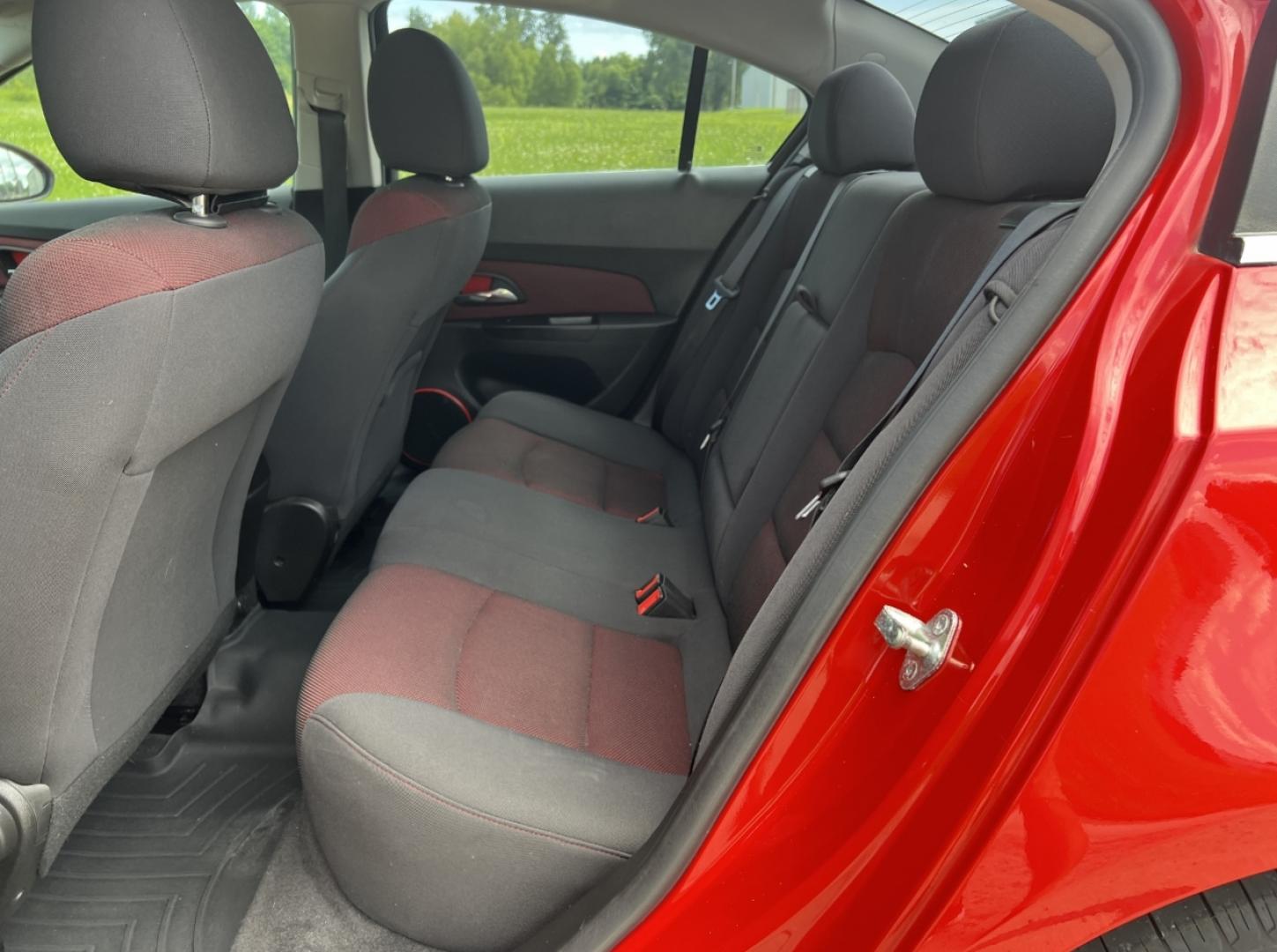 2012 RED /Black Cloth Chevrolet Cruze 1LT (1G1PF5SC5C7) with an 1.4L 4 Cyl. TURBO engine, Automatic transmission, located at 506 S. Kingshighway, Cape Girardeau, MO, 63703, (573) 235-5000, 37.294994, -89.556206 - 2012 Chevrolet Cruze LT 152xxx miles Front Wheel Drive 1.4L 4 Cyl. Automatic Power Driver Seat Sunroof Cruise Remote Start Power Windows/Locks/Mirrors We have financing available and we accept trades! Fill out a credit application on our website or come by today! If you have any questions - Photo#16