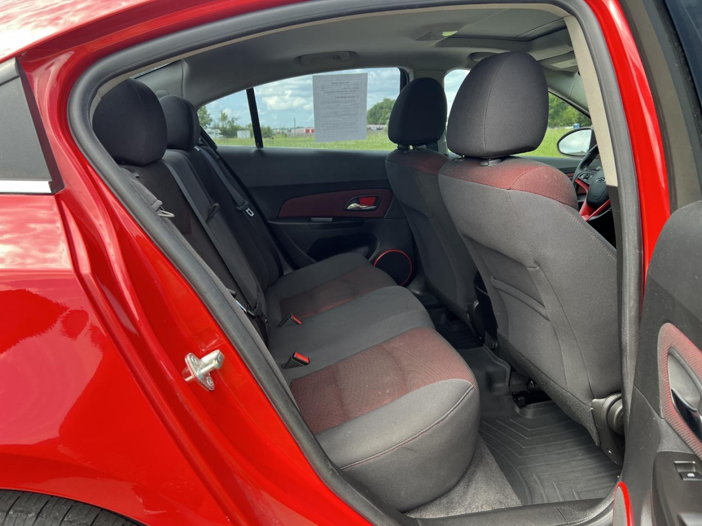 2012 RED /Black Cloth Chevrolet Cruze 1LT (1G1PF5SC5C7) with an 1.4L 4 Cyl. TURBO engine, Automatic transmission, located at 506 S. Kingshighway, Cape Girardeau, MO, 63703, (573) 235-5000, 37.294994, -89.556206 - 2012 Chevrolet Cruze LT 152xxx miles Front Wheel Drive 1.4L 4 Cyl. Automatic Power Driver Seat Sunroof Cruise Remote Start Power Windows/Locks/Mirrors We have financing available and we accept trades! Fill out a credit application on our website or come by today! If you have any questions - Photo#17