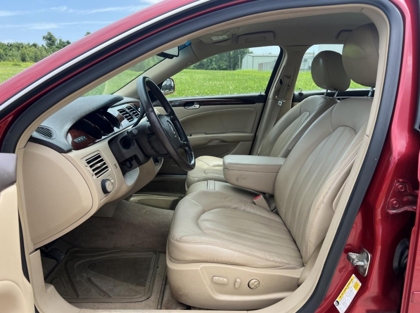 2009 RED /Tan Leather Buick Lucerne CXL (1G4HD57M99U) with an 3.9L V6 engine, Automatic transmission, located at 506 S. Kingshighway, Cape Girardeau, MO, 63703, (573) 235-5000, 37.294994, -89.556206 - 2009 Buick Lucerne CXL Local 1-Owner 100xxx miles Front Wheel Drive 3.9L V6 Automatic Leather Power/Heated Seats Heated Steering Wheel Cruise Power Windows/Locks/Mirrors We have financing available and we accept trades! Fill out a credit application on our website or come by today! If yo - Photo#12
