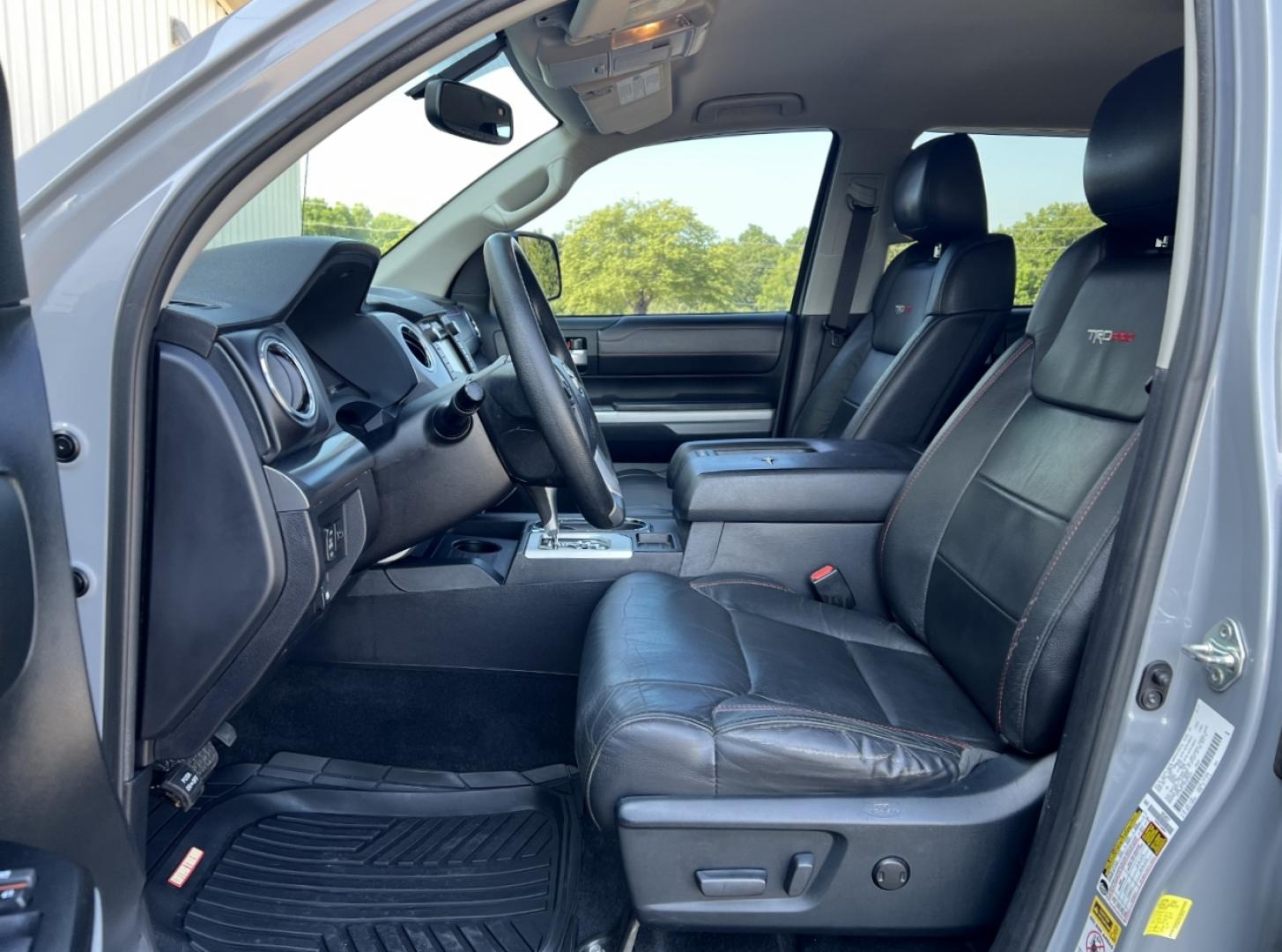 2017 GRAY /Black Leather Toyota Tundra TRD Pro (5TFDW5F19HX) with an 5.7L V8 engine, Automatic transmission, located at 2990 Old Orchard Rd., Jackson, MO, 63755, 37.354214, -89.612106 - 2017 Toyota Tundra TRD Pro 222xxx miles 4x4 5.7L V8 Automatic Leather New Tires Rear Entertainment Navigation Backup Camera Power Driver Seat Bluetooth Cruise Power Windows/Locks/Mirrors We have financing available and we accept trades! Fill out a credit application on our website or c - Photo#15