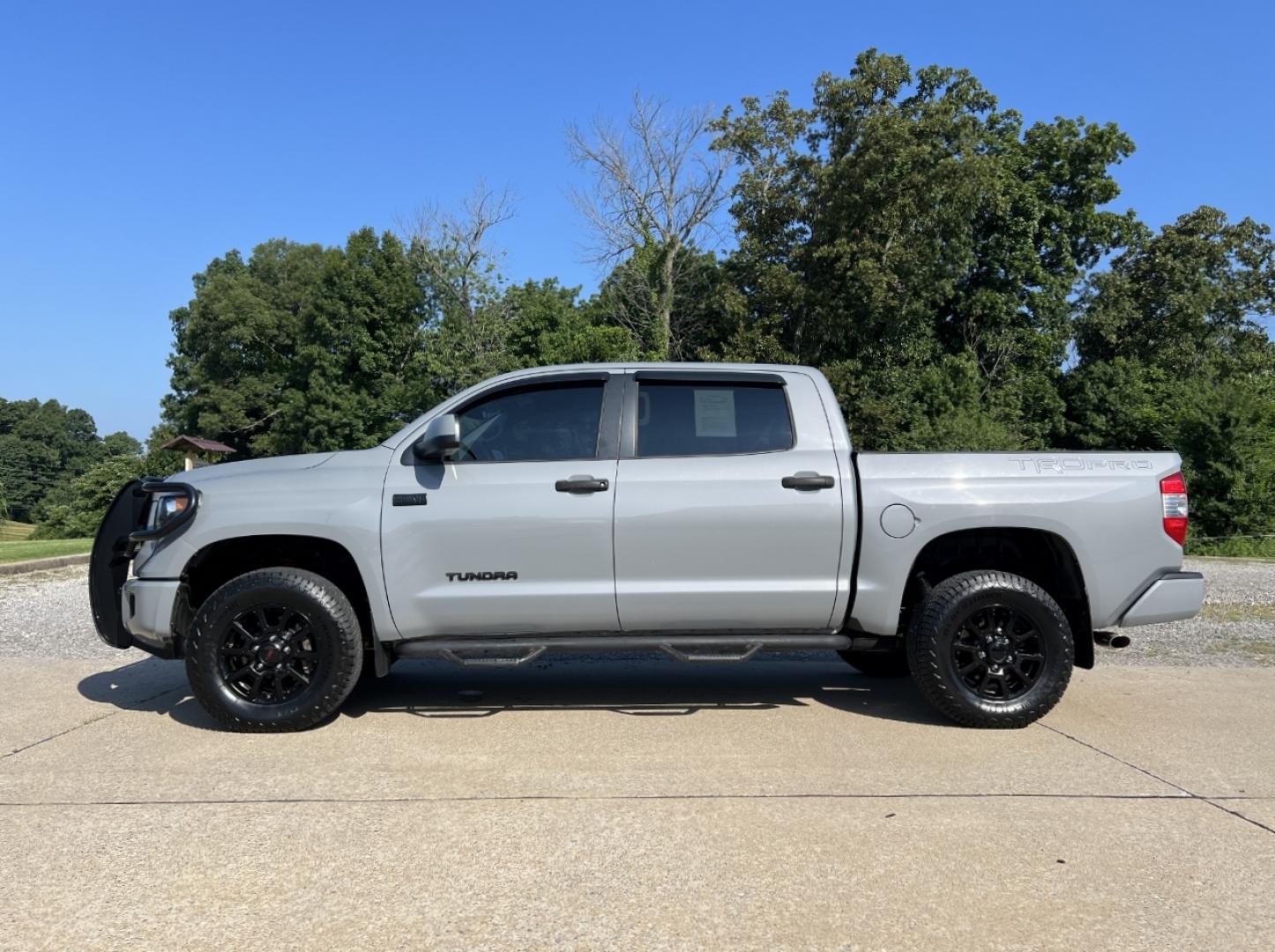 2017 GRAY /Black Leather Toyota Tundra TRD Pro (5TFDW5F19HX) with an 5.7L V8 engine, Automatic transmission, located at 2990 Old Orchard Rd., Jackson, MO, 63755, 37.354214, -89.612106 - 2017 Toyota Tundra TRD Pro 222xxx miles 4x4 5.7L V8 Automatic Leather New Tires Rear Entertainment Navigation Backup Camera Power Driver Seat Bluetooth Cruise Power Windows/Locks/Mirrors We have financing available and we accept trades! Fill out a credit application on our website or c - Photo#8