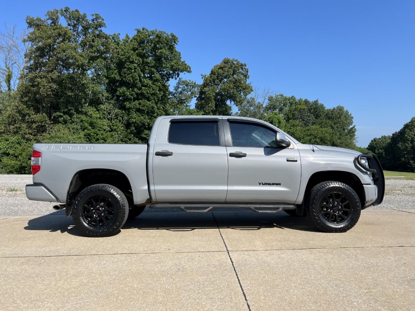 2017 GRAY /Black Leather Toyota Tundra TRD Pro (5TFDW5F19HX) with an 5.7L V8 engine, Automatic transmission, located at 2990 Old Orchard Rd., Jackson, MO, 63755, 37.354214, -89.612106 - 2017 Toyota Tundra TRD Pro 222xxx miles 4x4 5.7L V8 Automatic Leather New Tires Rear Entertainment Navigation Backup Camera Power Driver Seat Bluetooth Cruise Power Windows/Locks/Mirrors We have financing available and we accept trades! Fill out a credit application on our website or c - Photo#9
