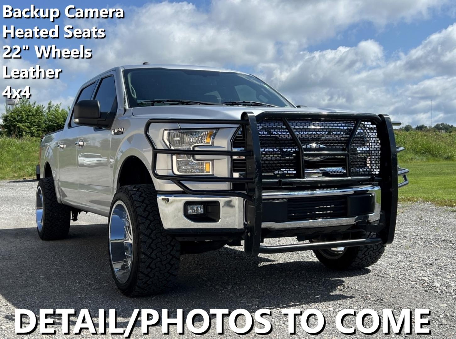 2016 SILVER /Gray Leather Ford F-150 XLT SuperCrew 6.5-ft. Bed 4WD (1FTEW1EF6GK) with an 5.0L V8 engine, Automatic transmission, located at 2990 Old Orchard Rd., Jackson, MO, 63755, 37.354214, -89.612106 - We have financing available and we accept trades! Fill out a credit application on our website or come by today! If you have any questions, give us a call at (573) 204-7777 or visit our website at firstautocredit.com. - Photo#0