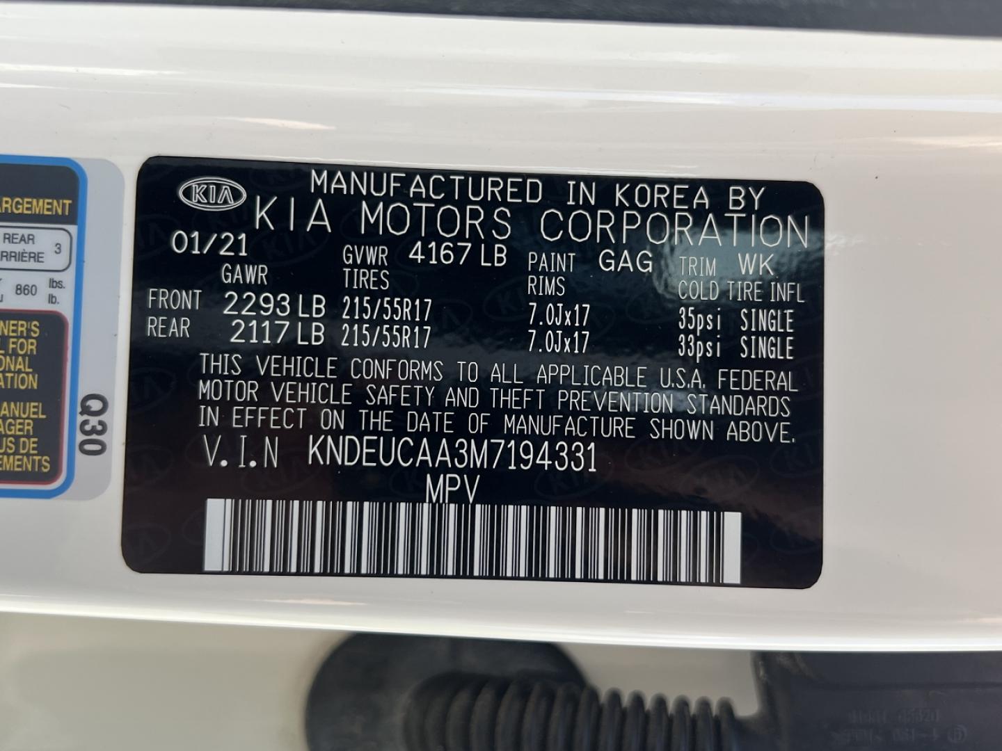2021 WHITE /Gray Cloth Kia Seltos S AWD (KNDEUCAA3M7) with an 2.0L 4 Cyl. engine, CVT transmission, located at 506 S. Kingshighway, Cape Girardeau, MO, 63703, (573) 235-5000, 37.294994, -89.556206 - 2021 Kia Seltos S 1-Owner 67xxx miles All Wheel Drive 2.0L 4 Cyl. Automatic Backup Camera Heated Seats Bluetooth Cruise Power Windows/Locks/Mirrors We have financing available and we accept trades! Fill out a credit application on our website or come by today! If you have any questions, - Photo#40