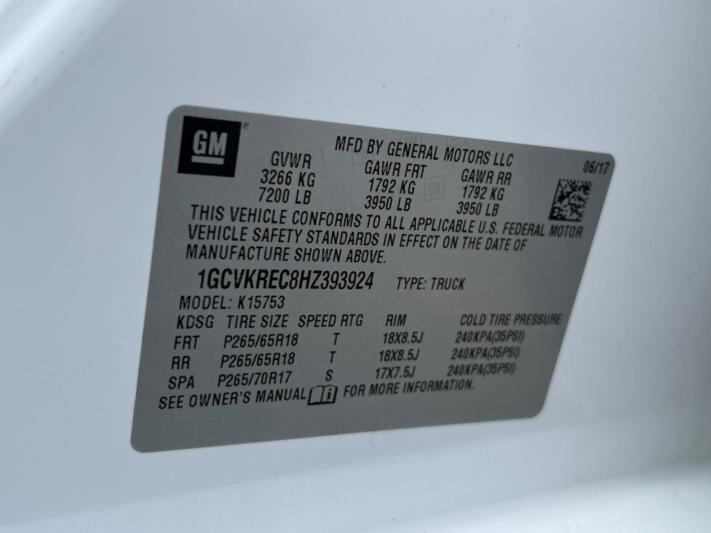 2017 WHITE /Black Cloth Chevrolet Silverado 1500 LT Double Cab 4WD (1GCVKREC8HZ) with an 5.3L V8 engine, Automatic transmission, located at 2990 Old Orchard Rd., Jackson, MO, 63755, 37.354214, -89.612106 - 2017 Chevrolet Silverado 1500 LT Z71 Off Road 105xxx miles 4x4 5.3L V8 Automatic Navigation Backup Camera Power Driver Seat Heated Seats Bluetooth Remote Start Cruise Power Windows/Locks/Mirrors We have financing available and we accept trades! Fill out a credit application on our websi - Photo#46