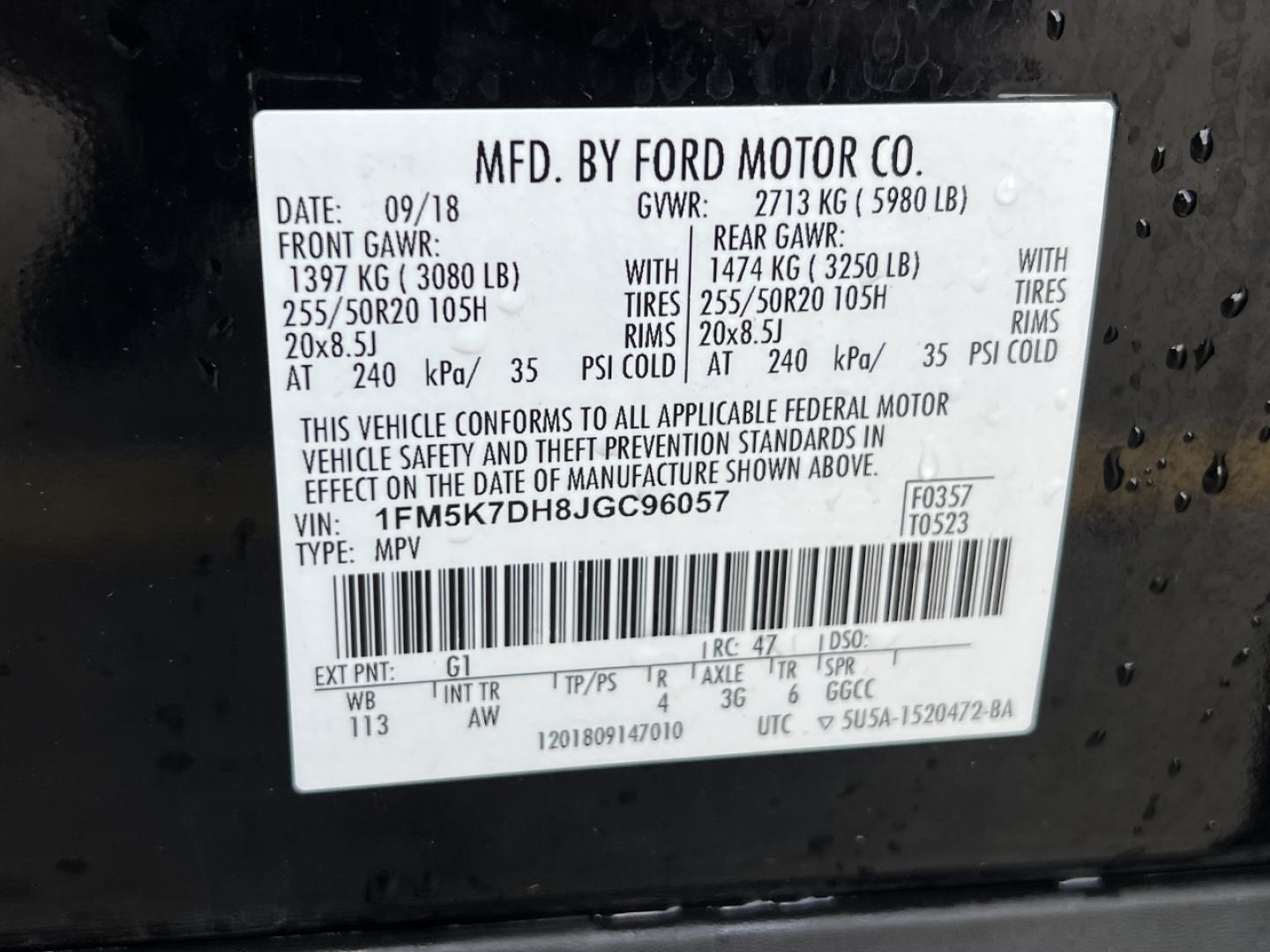 2018 BLACK /Black Suede/Leather Ford Explorer XLT FWD (1FM5K7DH8JG) with an 2.3L 4 Cyl. engine, Automatic transmission, located at 2990 Old Orchard Rd., Jackson, MO, 63755, 37.354214, -89.612106 - 2018 Ford Explorer XLT 98xxx miles Front Wheel Drive 2.3L 4 Cyl. Automatic Leather/Suede 3rd Row Backup Camera Power/Heated Seats Heated Steering Wheel Sunroof Bluetooth Remote Start Cruise Power Windows/Locks/Mirrors We have financing available and we accept trades! Fill out a credit - Photo#53
