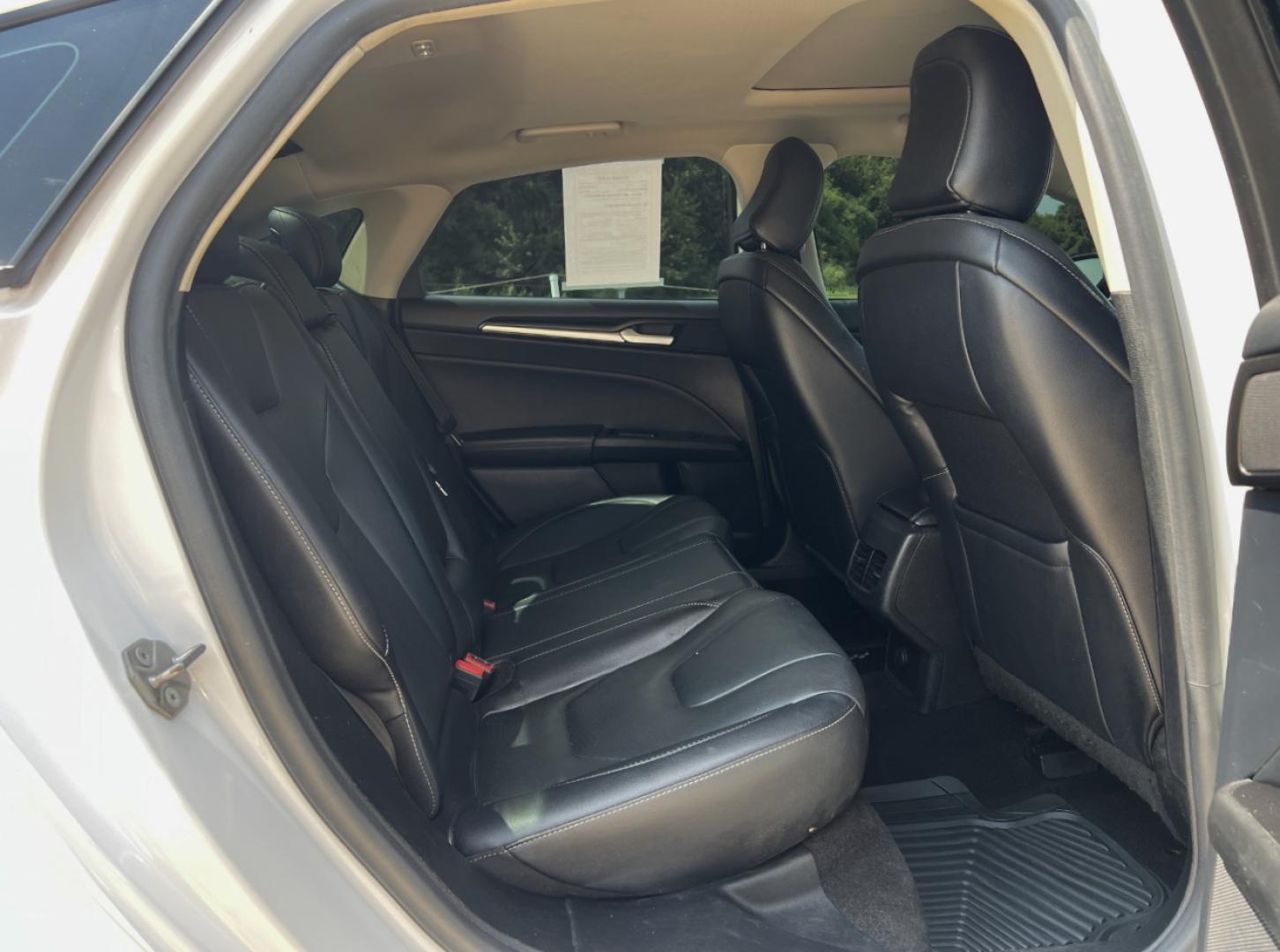 2020 WHITE /Black Leather Ford Fusion Titanium AWD (3FA6P0D97LR) with an 2.0L 4 Cyl. engine, Automatic transmission, located at 2990 Old Orchard Rd., Jackson, MO, 63755, 37.354214, -89.612106 - 2020 Ford Fusion Titanium 111xxx miles All Wheel Drive 2.0L 4 Cyl. Automatic Leather Navigation Power/Heated/Cooled Seats Backup Camera Sunroof Bluetooth Remote Start Cruise Power Windows/Locks/Mirrors We have financing available and we accept trades! Fill out a credit application on o - Photo#19