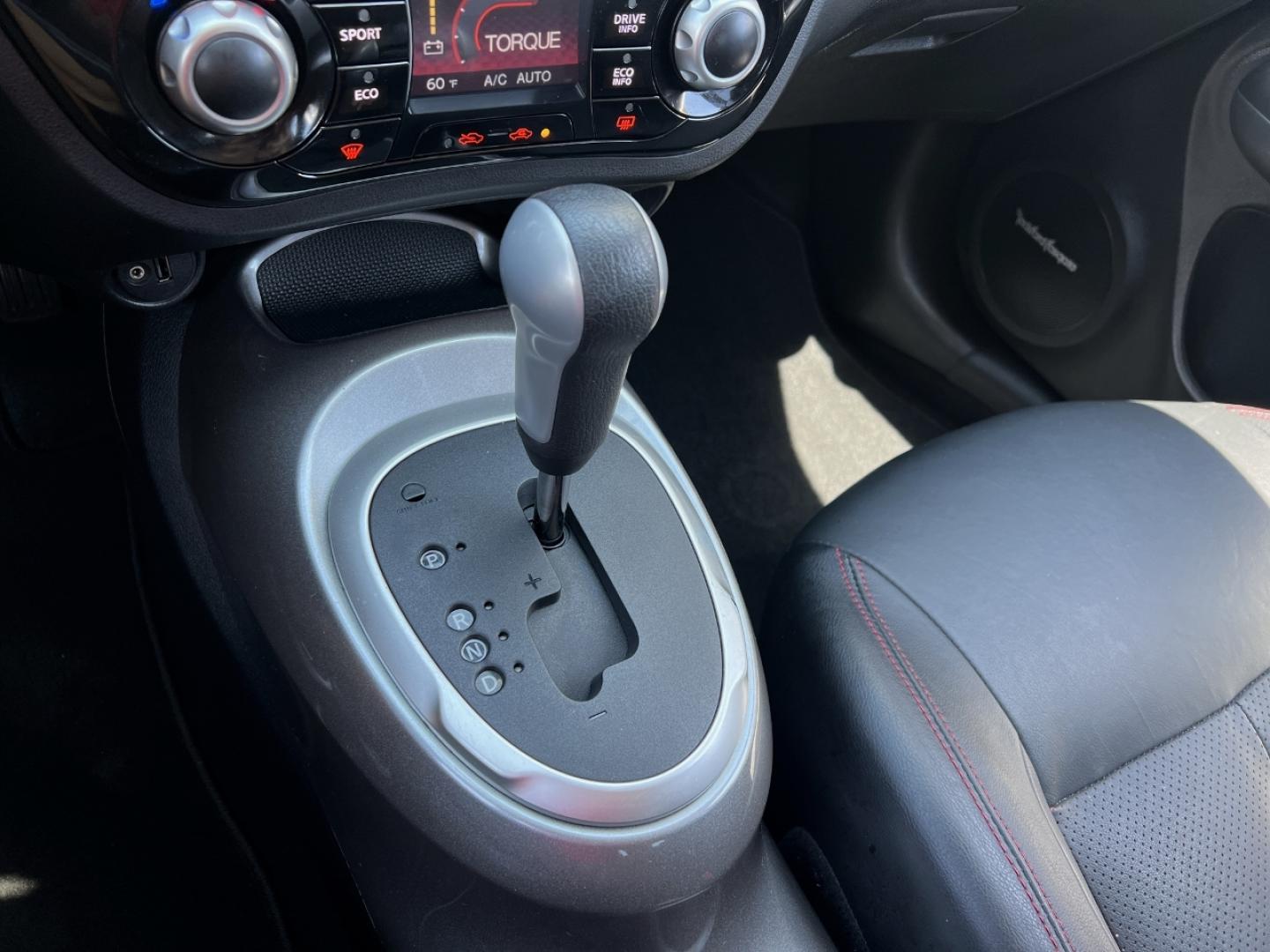 2016 GRAY /Black Leather Nissan Juke SL FWD (JN8AF5MR3GT) with an 1.6L 4 Cyl. Turbo engine, CVT transmission, located at 506 S. Kingshighway, Cape Girardeau, MO, 63703, (573) 235-5000, 37.294991, -89.553635 - 2016 Nissan Juke SL 107xxx miles Front Wheel Drive 1.6L 4 Cyl. Automatic Leather Navigation Backup Camera Sunroof Bluetooth Cruise Power Windows/Locks/Mirrors We have financing available and we accept trades! Fill out a credit application on our website or come by today! If you have any - Photo#23