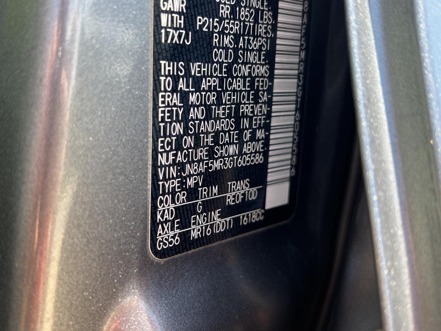 2016 GRAY /Black Leather Nissan Juke SL FWD (JN8AF5MR3GT) with an 1.6L 4 Cyl. Turbo engine, CVT transmission, located at 506 S. Kingshighway, Cape Girardeau, MO, 63703, (573) 235-5000, 37.294991, -89.553635 - 2016 Nissan Juke SL 107xxx miles Front Wheel Drive 1.6L 4 Cyl. Automatic Leather Navigation Backup Camera Sunroof Bluetooth Cruise Power Windows/Locks/Mirrors We have financing available and we accept trades! Fill out a credit application on our website or come by today! If you have any - Photo#47