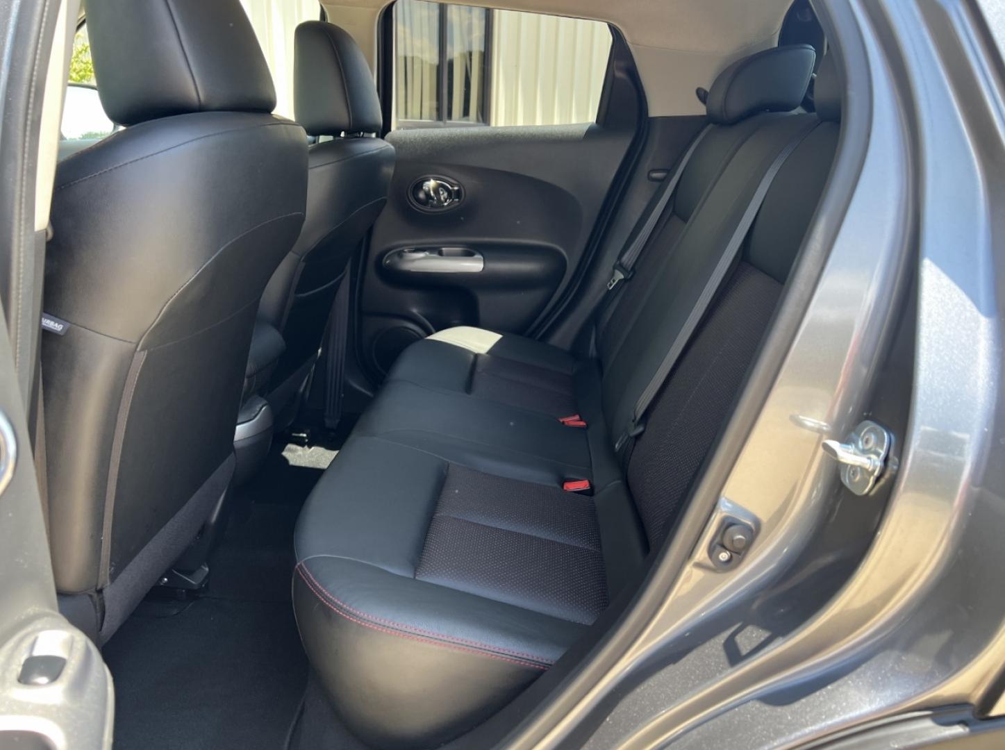 2016 GRAY /Black Leather Nissan Juke SL FWD (JN8AF5MR3GT) with an 1.6L 4 Cyl. Turbo engine, CVT transmission, located at 506 S. Kingshighway, Cape Girardeau, MO, 63703, (573) 235-5000, 37.294991, -89.553635 - 2016 Nissan Juke SL 107xxx miles Front Wheel Drive 1.6L 4 Cyl. Automatic Leather Navigation Backup Camera Sunroof Bluetooth Cruise Power Windows/Locks/Mirrors We have financing available and we accept trades! Fill out a credit application on our website or come by today! If you have any - Photo#16
