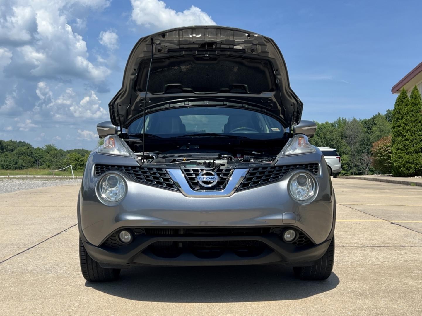 2016 GRAY /Black Leather Nissan Juke SL FWD (JN8AF5MR3GT) with an 1.6L 4 Cyl. Turbo engine, CVT transmission, located at 506 S. Kingshighway, Cape Girardeau, MO, 63703, (573) 235-5000, 37.294991, -89.553635 - 2016 Nissan Juke SL 107xxx miles Front Wheel Drive 1.6L 4 Cyl. Automatic Leather Navigation Backup Camera Sunroof Bluetooth Cruise Power Windows/Locks/Mirrors We have financing available and we accept trades! Fill out a credit application on our website or come by today! If you have any - Photo#32