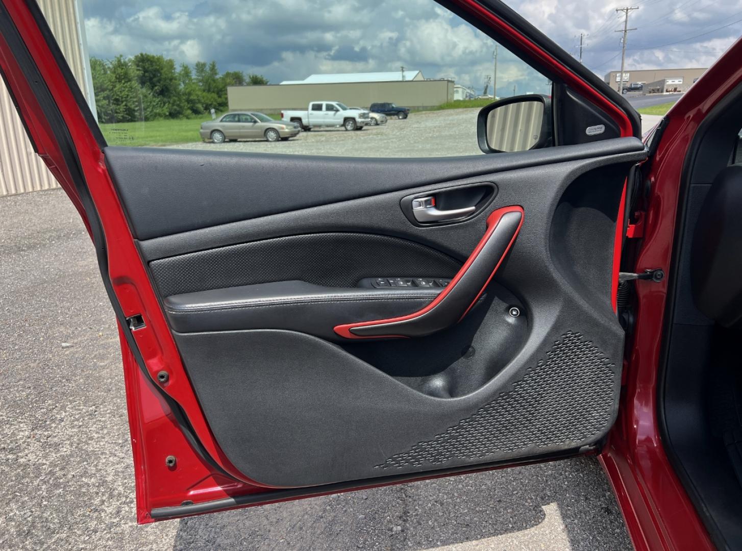 2014 RED /Black Leather Dodge Dart GT (1C3CDFEB5ED) with an 2.4L 4 Cyl. engine, Automatic transmission, located at 506 S. Kingshighway, Cape Girardeau, MO, 63703, (573) 235-5000, 37.294991, -89.553635 - 2014 Dodge Dart GT 114xxx miles Front Wheel Drive 2.4L 4 Cyl. Automatic Leather Backup Camera Power Driver Seat Heated Seats Heated Steering Wheel Sunroof Bluetooth Remote Start Cruise Power Windows/Locks/Mirrors We have financing available and we accept trades! Fill out a credit appl - Photo#14