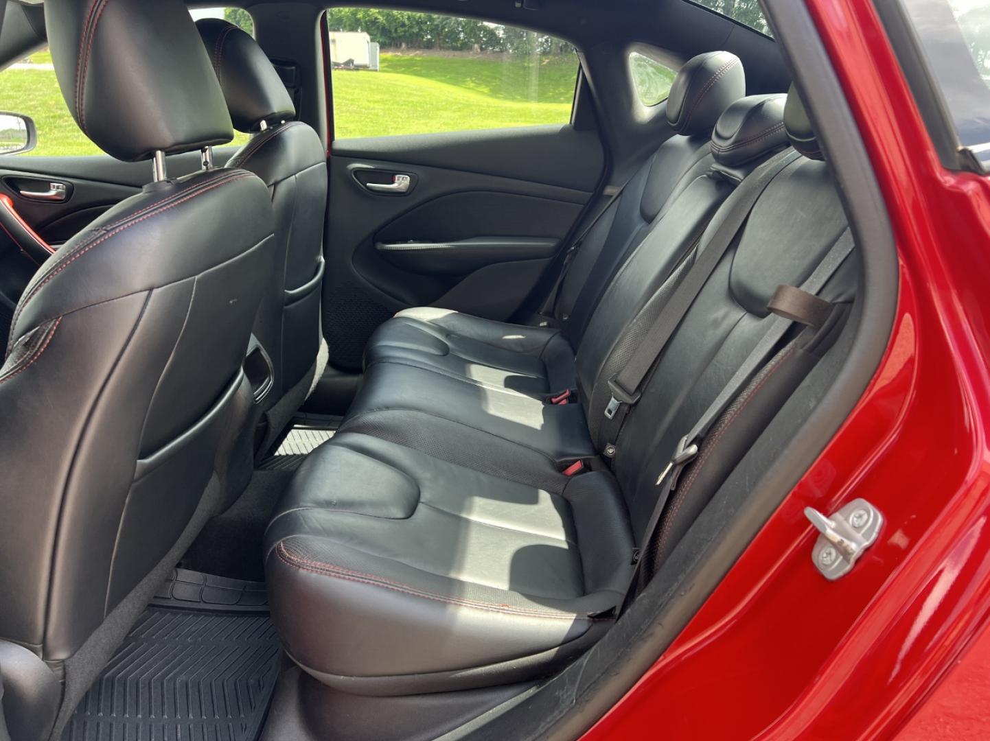 2014 RED /Black Leather Dodge Dart GT (1C3CDFEB5ED) with an 2.4L 4 Cyl. engine, Automatic transmission, located at 506 S. Kingshighway, Cape Girardeau, MO, 63703, (573) 235-5000, 37.294991, -89.553635 - 2014 Dodge Dart GT 114xxx miles Front Wheel Drive 2.4L 4 Cyl. Automatic Leather Backup Camera Power Driver Seat Heated Seats Heated Steering Wheel Sunroof Bluetooth Remote Start Cruise Power Windows/Locks/Mirrors We have financing available and we accept trades! Fill out a credit appl - Photo#18
