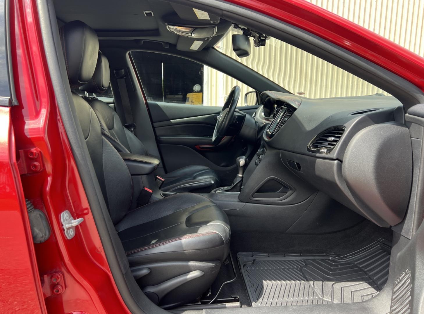 2014 RED /Black Leather Dodge Dart GT (1C3CDFEB5ED) with an 2.4L 4 Cyl. engine, Automatic transmission, located at 506 S. Kingshighway, Cape Girardeau, MO, 63703, (573) 235-5000, 37.294991, -89.553635 - 2014 Dodge Dart GT 114xxx miles Front Wheel Drive 2.4L 4 Cyl. Automatic Leather Backup Camera Power Driver Seat Heated Seats Heated Steering Wheel Sunroof Bluetooth Remote Start Cruise Power Windows/Locks/Mirrors We have financing available and we accept trades! Fill out a credit appl - Photo#17