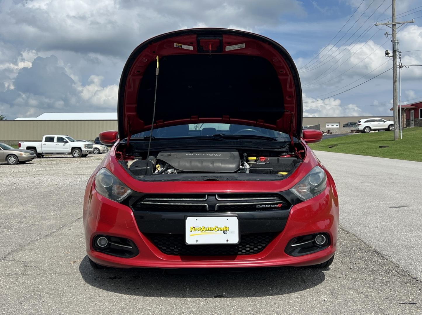 2014 RED /Black Leather Dodge Dart GT (1C3CDFEB5ED) with an 2.4L 4 Cyl. engine, Automatic transmission, located at 506 S. Kingshighway, Cape Girardeau, MO, 63703, (573) 235-5000, 37.294991, -89.553635 - 2014 Dodge Dart GT 114xxx miles Front Wheel Drive 2.4L 4 Cyl. Automatic Leather Backup Camera Power Driver Seat Heated Seats Heated Steering Wheel Sunroof Bluetooth Remote Start Cruise Power Windows/Locks/Mirrors We have financing available and we accept trades! Fill out a credit appl - Photo#34