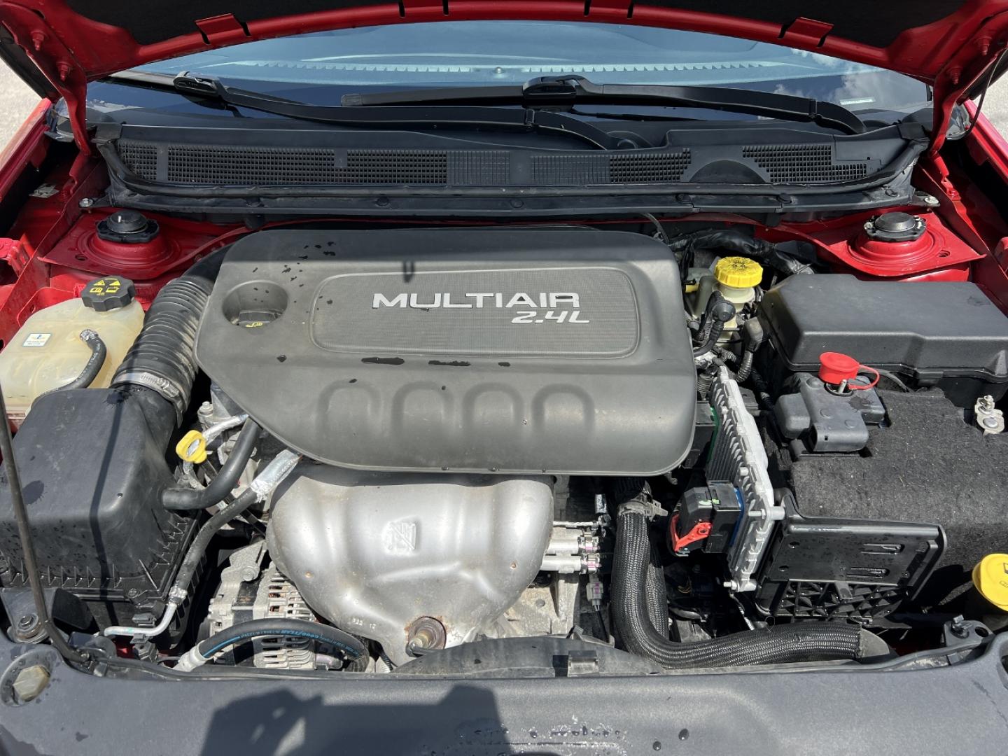 2014 RED /Black Leather Dodge Dart GT (1C3CDFEB5ED) with an 2.4L 4 Cyl. engine, Automatic transmission, located at 506 S. Kingshighway, Cape Girardeau, MO, 63703, (573) 235-5000, 37.294991, -89.553635 - 2014 Dodge Dart GT 114xxx miles Front Wheel Drive 2.4L 4 Cyl. Automatic Leather Backup Camera Power Driver Seat Heated Seats Heated Steering Wheel Sunroof Bluetooth Remote Start Cruise Power Windows/Locks/Mirrors We have financing available and we accept trades! Fill out a credit appl - Photo#35