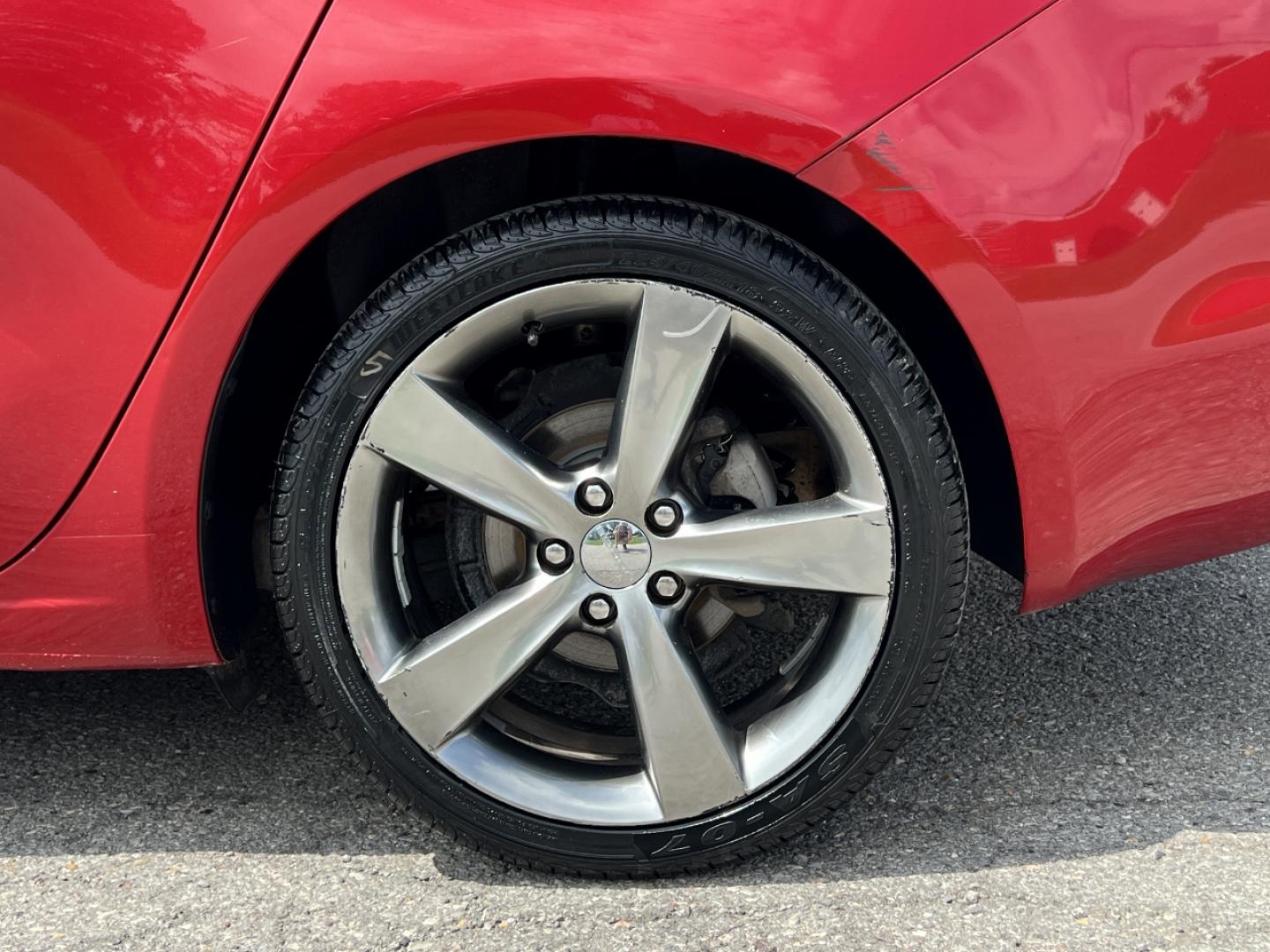 2014 RED /Black Leather Dodge Dart GT (1C3CDFEB5ED) with an 2.4L 4 Cyl. engine, Automatic transmission, located at 506 S. Kingshighway, Cape Girardeau, MO, 63703, (573) 235-5000, 37.294991, -89.553635 - 2014 Dodge Dart GT 114xxx miles Front Wheel Drive 2.4L 4 Cyl. Automatic Leather Backup Camera Power Driver Seat Heated Seats Heated Steering Wheel Sunroof Bluetooth Remote Start Cruise Power Windows/Locks/Mirrors We have financing available and we accept trades! Fill out a credit appl - Photo#38
