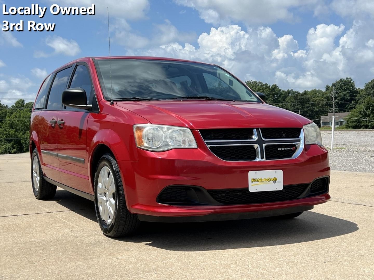 2014 RED /Black Cloth Dodge Grand Caravan SE (2C4RDGBG2ER) with an 3.6L V6 engine, Automatic transmission, located at 2990 Old Orchard Rd., Jackson, MO, 63755, 37.354214, -89.612106 - 2014 Dodge Grand Caravan SE 163xxx miles Front Wheel Drive 3.6L V6 Automatic 3rd Row Cruise Power Windows/Locks/Mirrors We have financing available and we accept trades! Fill out a credit application on our website or come by today! If you have any questions, give us a call at (573) 204-777 - Photo#0