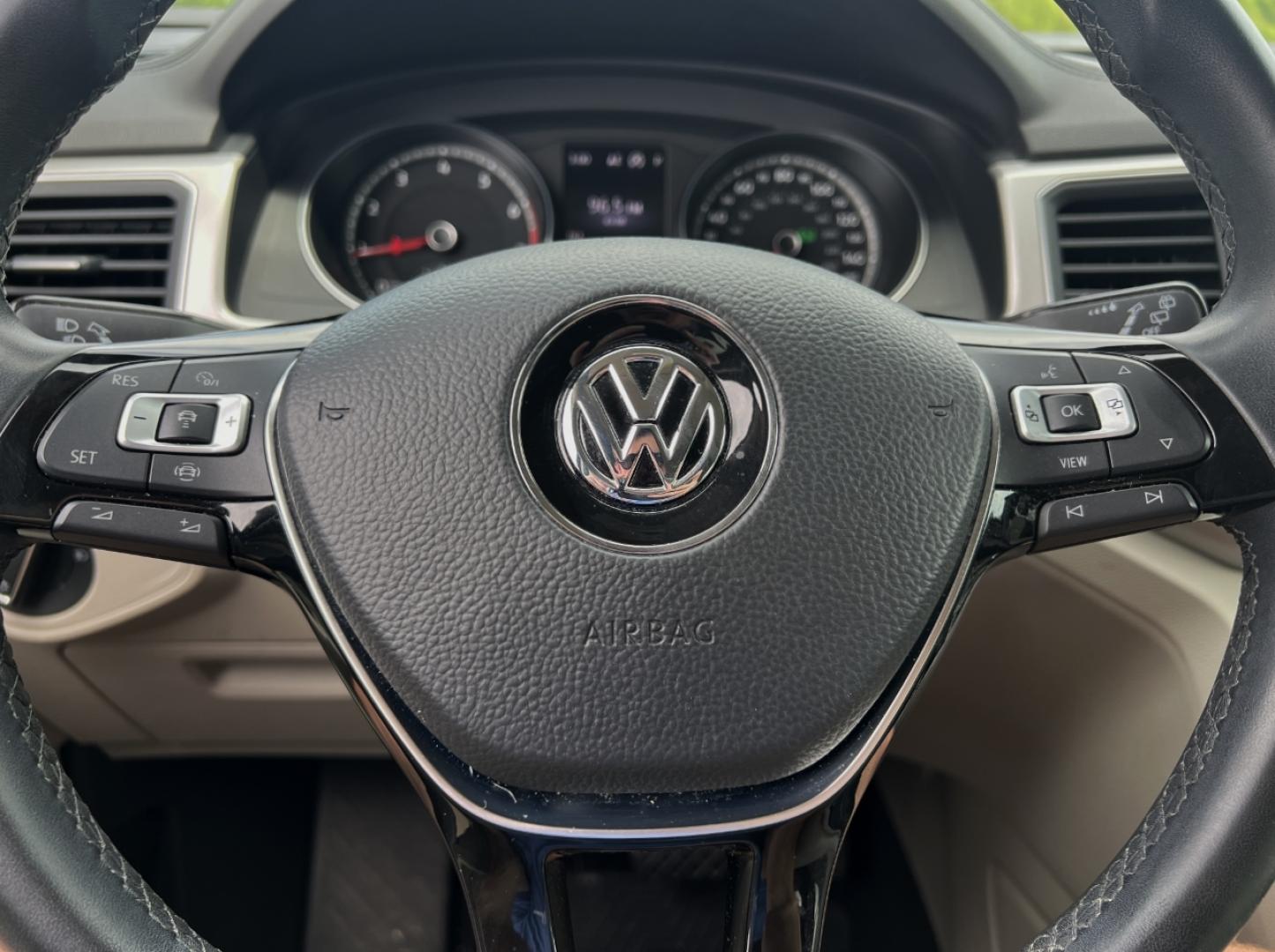 2019 BLUE /Tan Leather Volkswagen Atlas V6 SE w/Technology AWD (1V2UR2CAXKC) with an 3.6L V6 engine, Automatic transmission, located at 506 S. Kingshighway, Cape Girardeau, MO, 63703, (573) 235-5000, 37.294991, -89.553635 - 2019 Volkswagen Atlas SE 1-Owner 101xxx miles All Wheel Drive 3.6L V6 Automatic Leather 3rd Row Backup Camera Bluetooth Remote Start Cruise Power Windows/Locks/Mirrors We have financing available and we accept trades! Fill out a credit application on our website or come by today! If yo - Photo#24