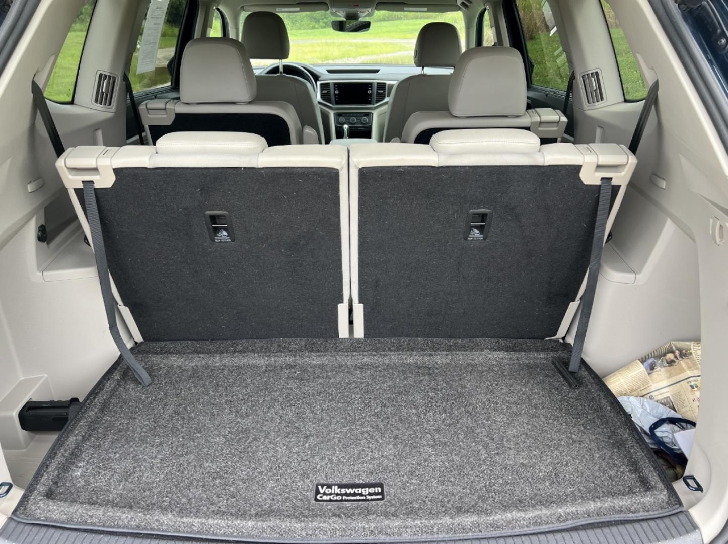 2019 BLUE /Tan Leather Volkswagen Atlas V6 SE w/Technology AWD (1V2UR2CAXKC) with an 3.6L V6 engine, Automatic transmission, located at 506 S. Kingshighway, Cape Girardeau, MO, 63703, (573) 235-5000, 37.294991, -89.553635 - 2019 Volkswagen Atlas SE 1-Owner 101xxx miles All Wheel Drive 3.6L V6 Automatic Leather 3rd Row Backup Camera Bluetooth Remote Start Cruise Power Windows/Locks/Mirrors We have financing available and we accept trades! Fill out a credit application on our website or come by today! If yo - Photo#21