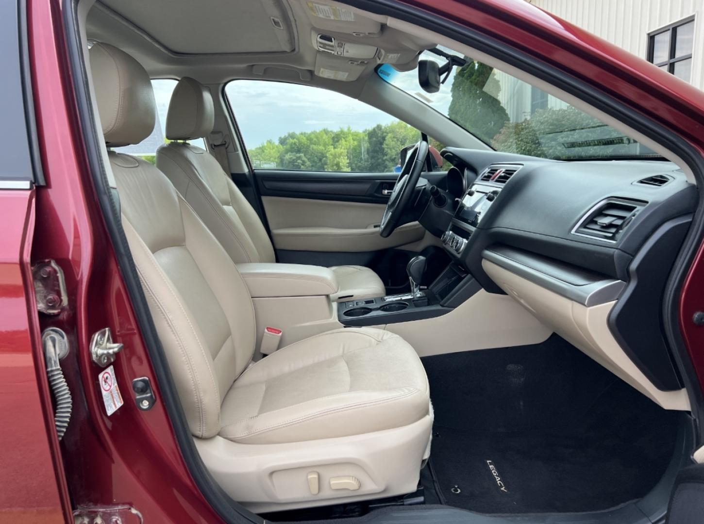 2016 MAROON /Tan Leather Subaru Legacy 3.6R Limited (4S3BNEN67G3) with an 3.6L V6 engine, CVT transmission, located at 506 S. Kingshighway, Cape Girardeau, MO, 63703, (573) 235-5000, 37.294991, -89.553635 - 2016 Subaru Legacy 3.6R Limited 93xxx miles All Wheel Drive 3.6L V6 Automatic Leather Backup Camera Power/Heated Seats Sunroof Cruise Power Windows/Locks/Mirrors We have financing available and we accept trades! Fill out a credit application on our website or come by today! If you have a - Photo#17