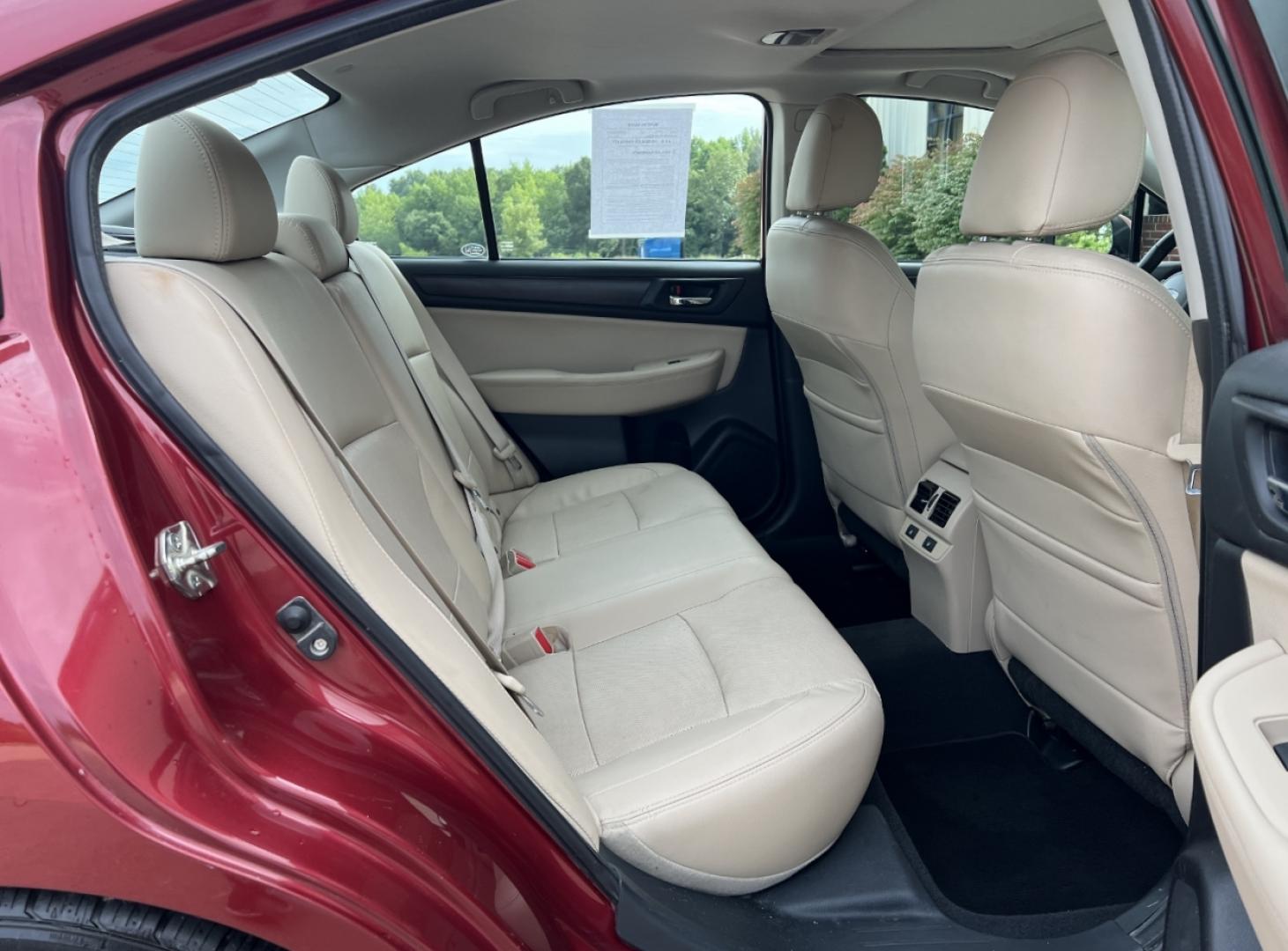 2016 MAROON /Tan Leather Subaru Legacy 3.6R Limited (4S3BNEN67G3) with an 3.6L V6 engine, CVT transmission, located at 506 S. Kingshighway, Cape Girardeau, MO, 63703, (573) 235-5000, 37.294991, -89.553635 - 2016 Subaru Legacy 3.6R Limited 93xxx miles All Wheel Drive 3.6L V6 Automatic Leather Backup Camera Power/Heated Seats Sunroof Cruise Power Windows/Locks/Mirrors We have financing available and we accept trades! Fill out a credit application on our website or come by today! If you have a - Photo#19