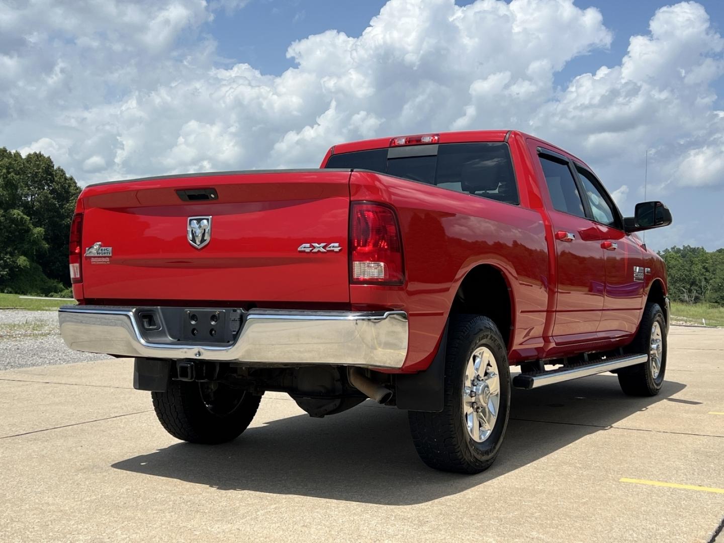 2014 RED /Gray Cloth RAM 2500 Big Horn Crew Cab 4WD (3C6TR5DT4EG) with an 5.7L V8 engine, Automatic transmission, located at 506 S. Kingshighway, Cape Girardeau, MO, 63703, (573) 235-5000, 37.294991, -89.553635 - 2014 Ram 2500 Heavy Duty Big Horn Only 52xxx miles 4x4 5.7L V8 HEMI Automatic Power Driver Seat Bluetooth Remote Start Cruise Power Windows/Locks/Mirrors We have financing available and we accept trades! Fill out a credit application on our website or come by today! If you have any questi - Photo#8