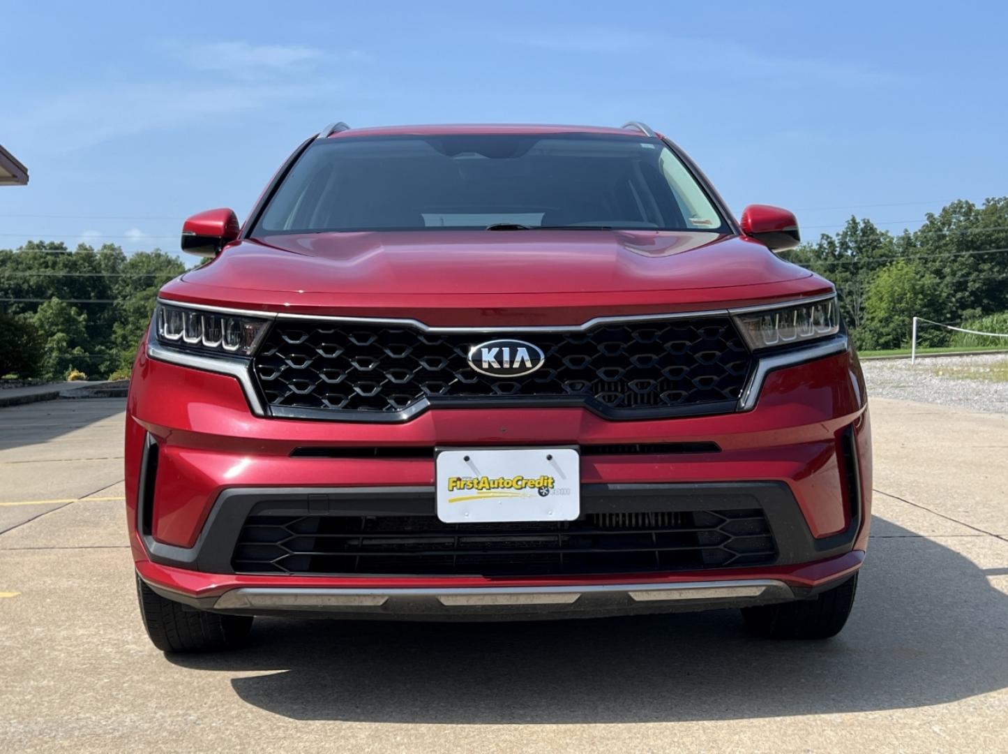 2021 RED /Black Leather Kia Sorento Hybrid S (KNDRG4LG5M5) with an 1.6L 4 Cyl. HYBRID engine, Automatic transmission, located at 506 S. Kingshighway, Cape Girardeau, MO, 63703, (573) 235-5000, 37.294991, -89.553635 - 2021 Kia Sorento Hybrid S 1-Owner 104xxx miles Front Wheel Drive 1.6L 4 Cyl. Hybrid Automatic Leather 3rd Row Backup Camera Power Driver Seat Heated Seats Bluetooth Remote Start Cruise Power Windows/Locks/Mirrors We have financing available and we accept trades! Fill out a credit appl - Photo#11