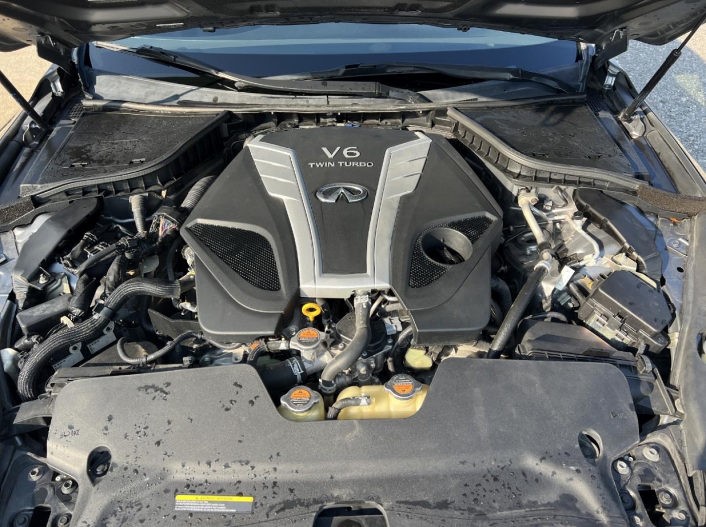 2017 GRAY /Black Leather Infiniti Q50 3.0t Premium (JN1EV7AP9HM) with an 3.0L V6 TURBO engine, Automatic transmission, located at 506 S. Kingshighway, Cape Girardeau, MO, 63703, (573) 235-5000, 37.294991, -89.553635 - 2017 Infiniti Q50 3.0T Premium 102xxx miles Rear Wheel Drive 3.0L V6 Automatic Leather Navigation Power/Heated Seats Backup Camera Sunroof Bluetooth Remote Start Cruise Power Windows/Locks/Mirrors We have financing available and we accept trades! Fill out a credit application on our we - Photo#37