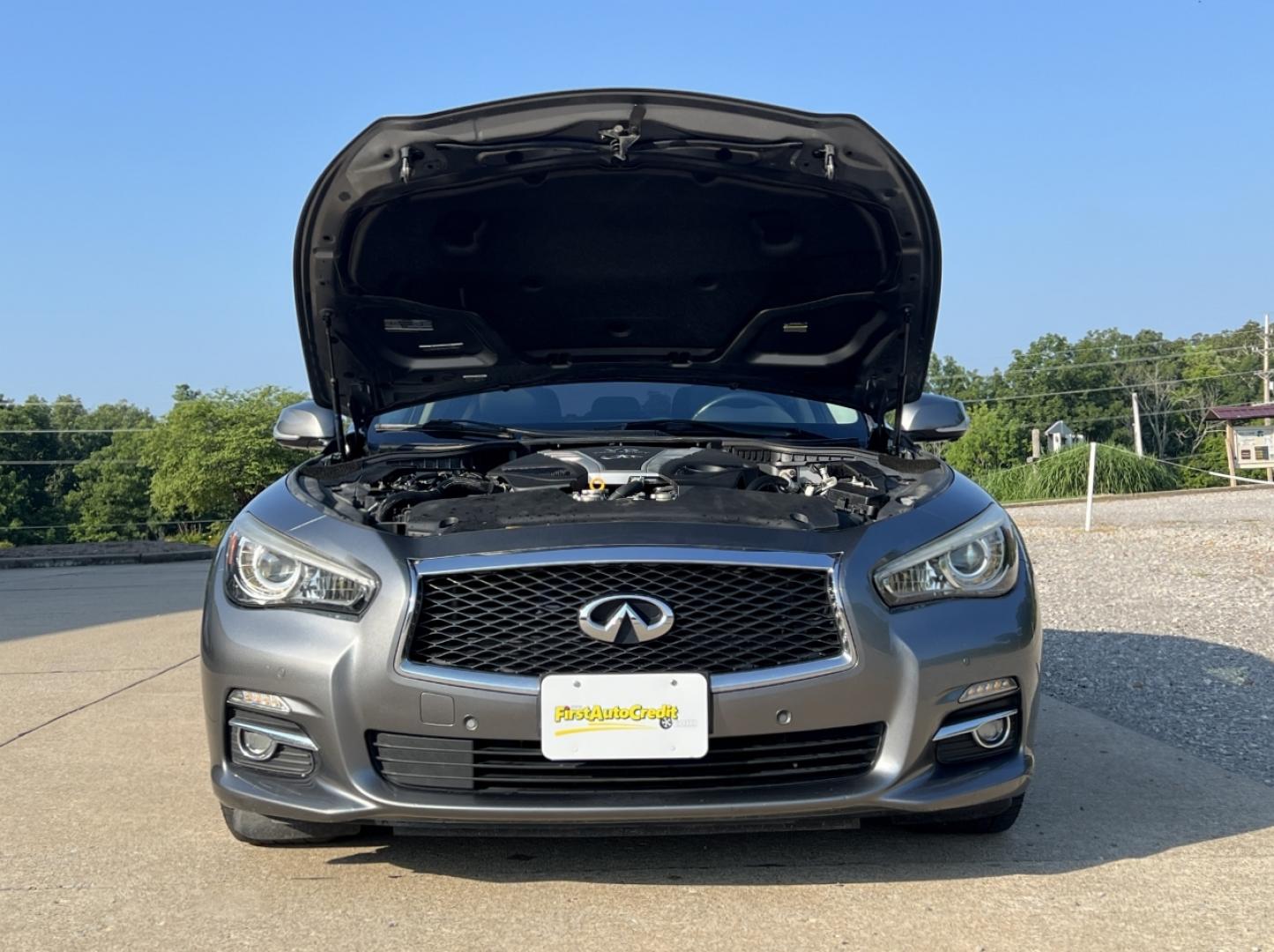 2017 GRAY /Black Leather Infiniti Q50 3.0t Premium (JN1EV7AP9HM) with an 3.0L V6 TURBO engine, Automatic transmission, located at 506 S. Kingshighway, Cape Girardeau, MO, 63703, (573) 235-5000, 37.294991, -89.553635 - 2017 Infiniti Q50 3.0T Premium 102xxx miles Rear Wheel Drive 3.0L V6 Automatic Leather Navigation Power/Heated Seats Backup Camera Sunroof Bluetooth Remote Start Cruise Power Windows/Locks/Mirrors We have financing available and we accept trades! Fill out a credit application on our we - Photo#36