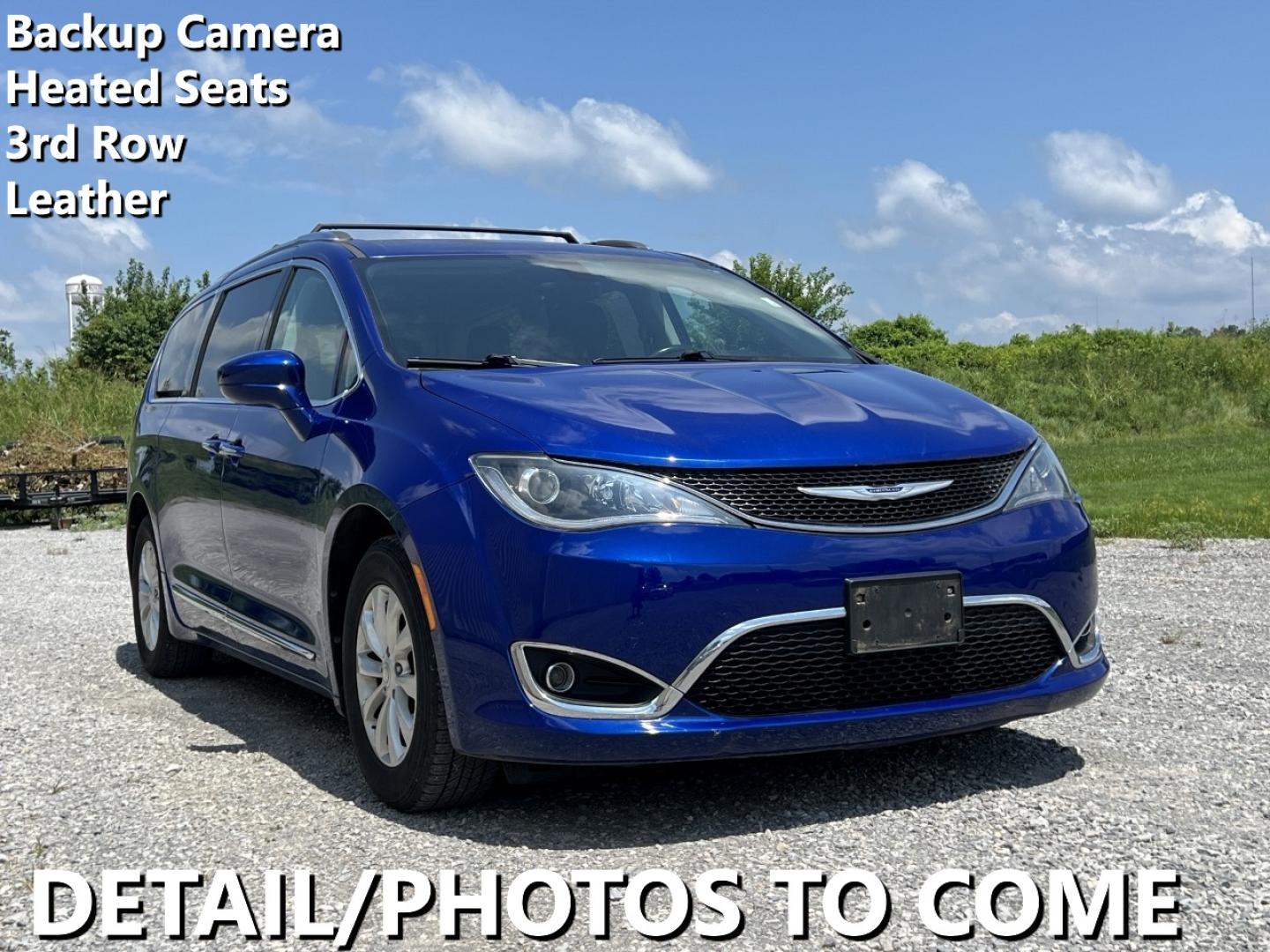 2019 BLUE /Black Leather Chrysler Pacifica Touring-L (2C4RC1BG3KR) with an 3.6L V6 engine, Automatic transmission, located at 2990 Old Orchard Rd., Jackson, MO, 63755, 37.354214, -89.612106 - We have financing available and we accept trades! Fill out a credit application on our website or come by today! If you have any questions, give us a call at (573) 204-7777 or visit our website at firstautocredit.com. - Photo#0