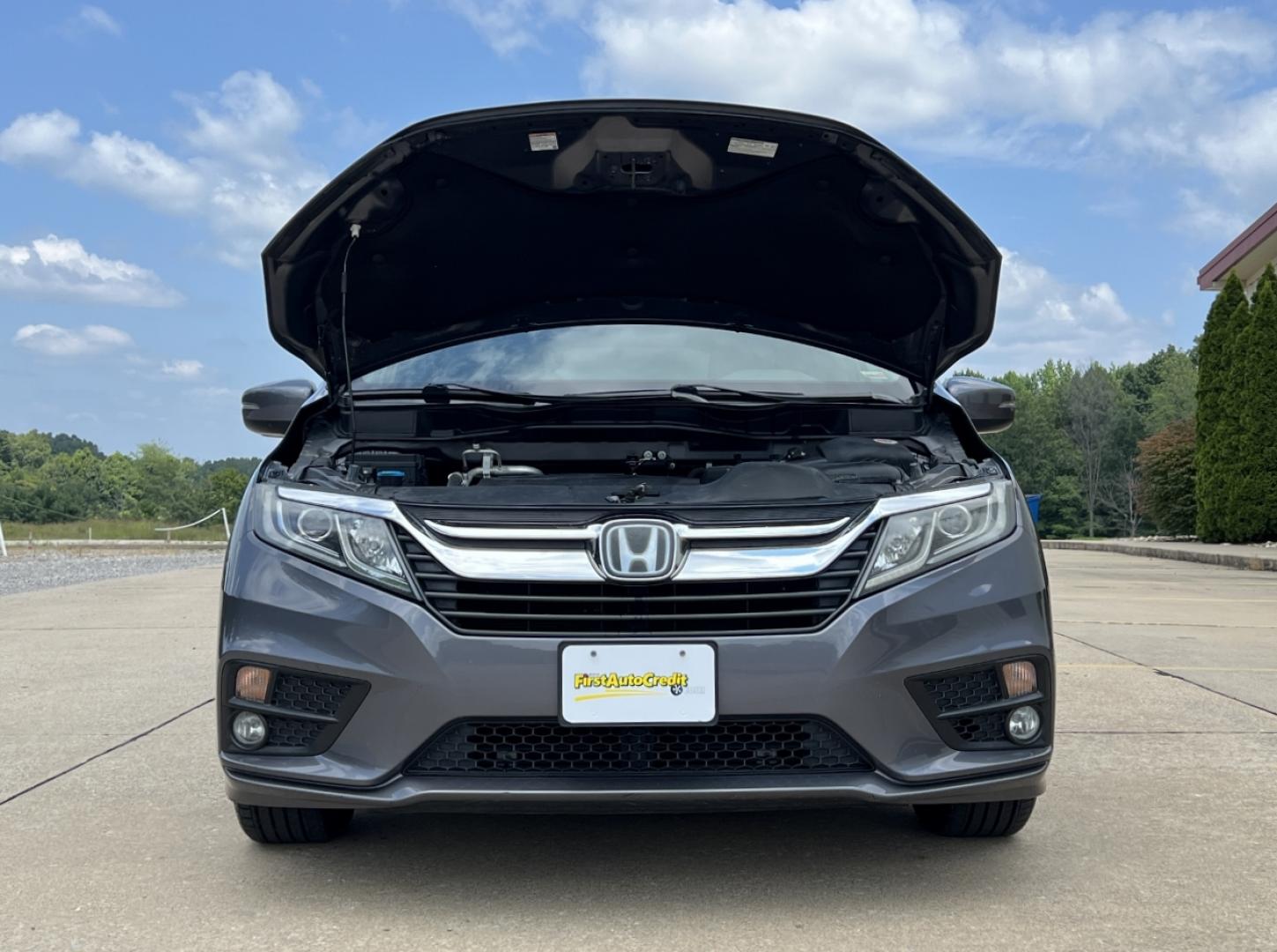 2019 GRAY /Gray Leather Honda Odyssey EX-L (5FNRL6H75KB) with an 3.5L V6 engine, Automatic transmission, located at 506 S. Kingshighway, Cape Girardeau, MO, 63703, (573) 235-5000, 37.294991, -89.553635 - 2019 Honda Odyssey EX-L 87xxx miles Front Wheel Drive 3.5L V6 Automatic Leather 3rd Row Navigation Rear Entertainment Power/Heated Seats Backup Camera Sunroof Bluetooth Remote Start Cruise Power Windows/Locks/Mirrors We have financing available and we accept trades! Fill out a credit - Photo#40